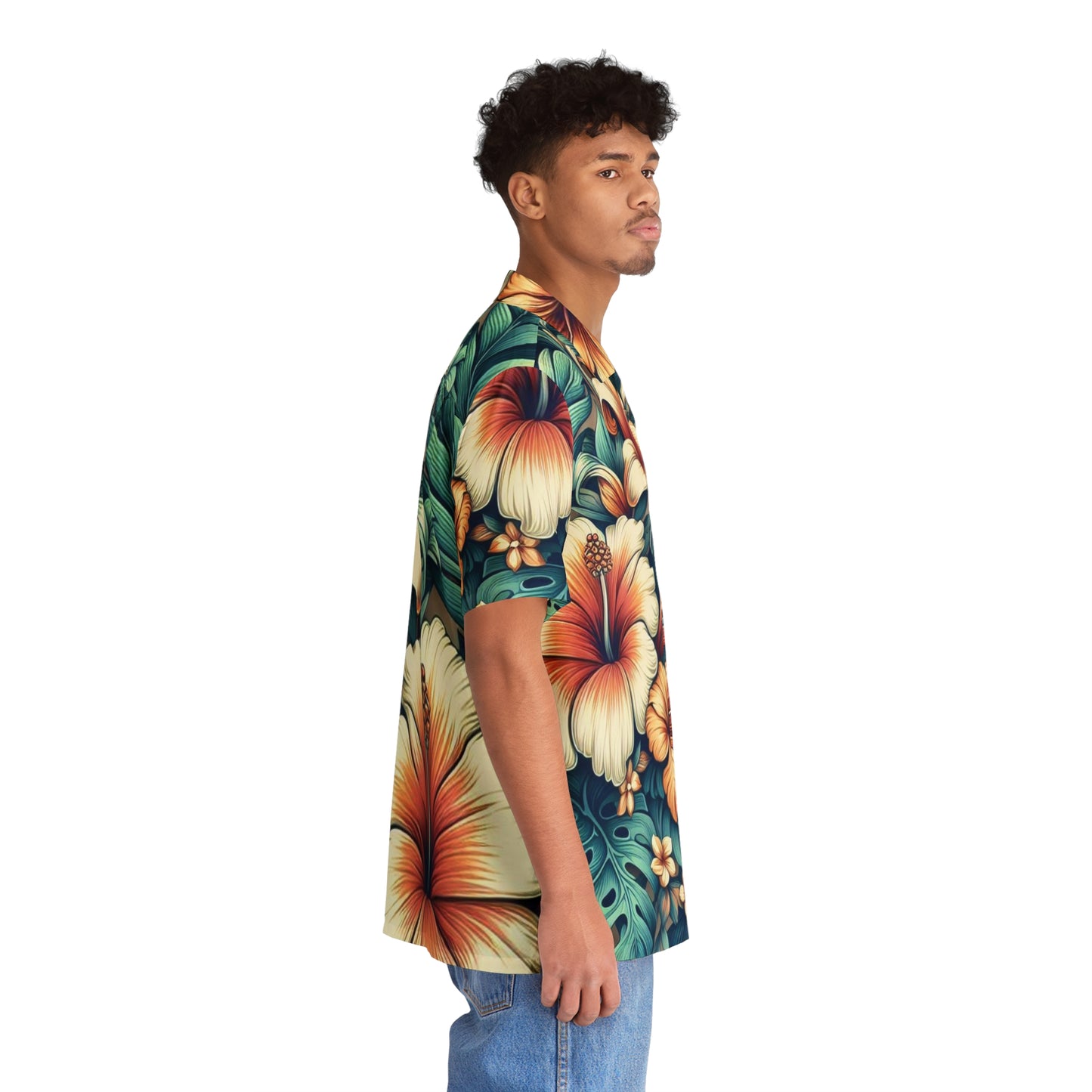 Juicy Clams Men's Hawaiian Shirt (1090)