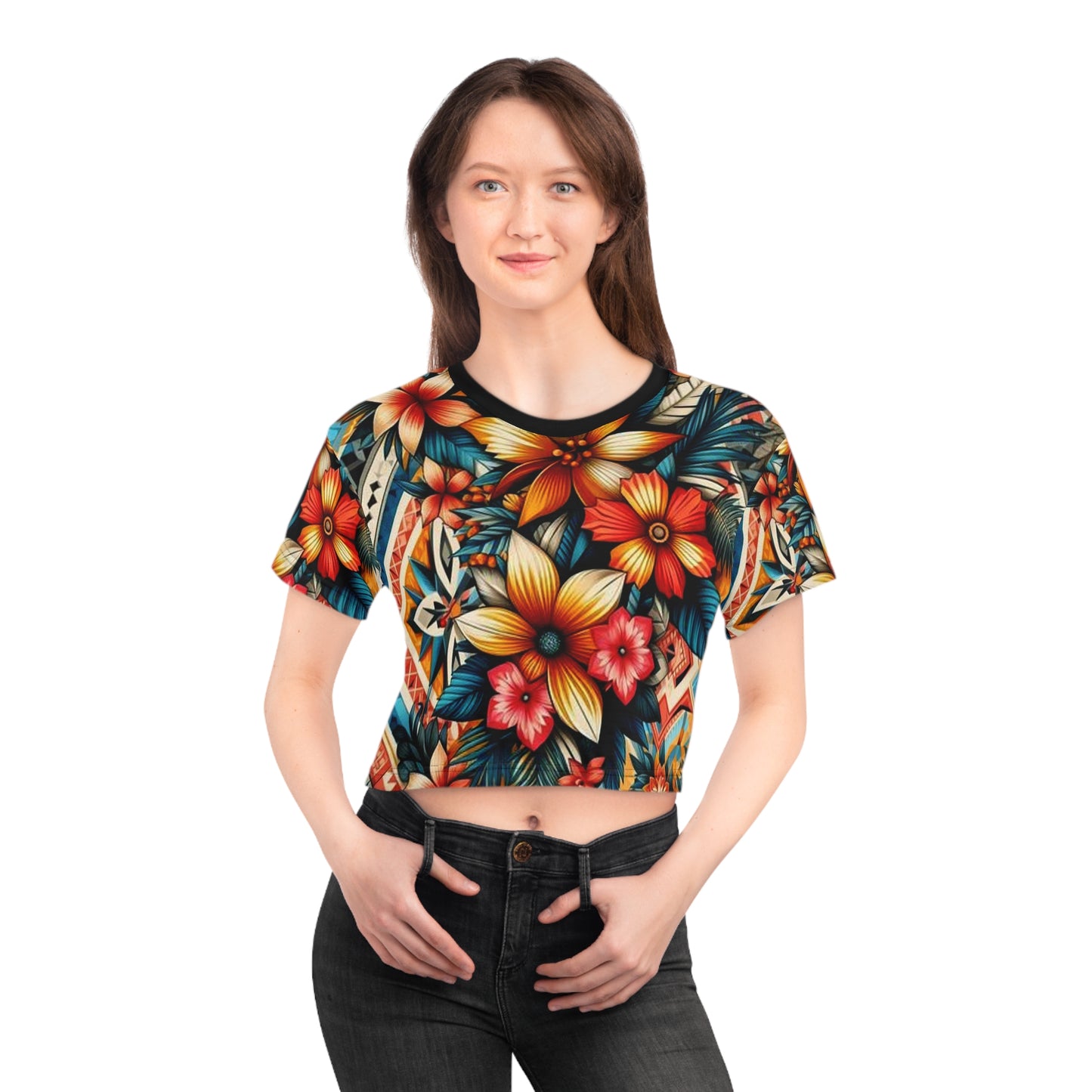 Juicy Clams Crop Top Tee (H034)