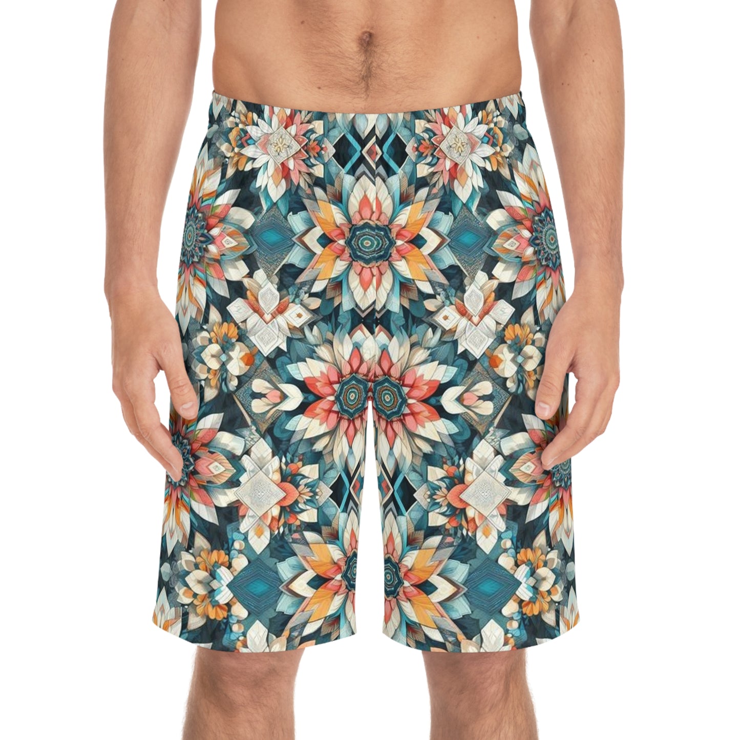 Juicy Clams Men's Board Shorts (H039)