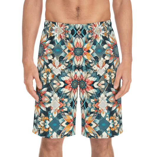 Juicy Clams Men's Board Shorts (H039)
