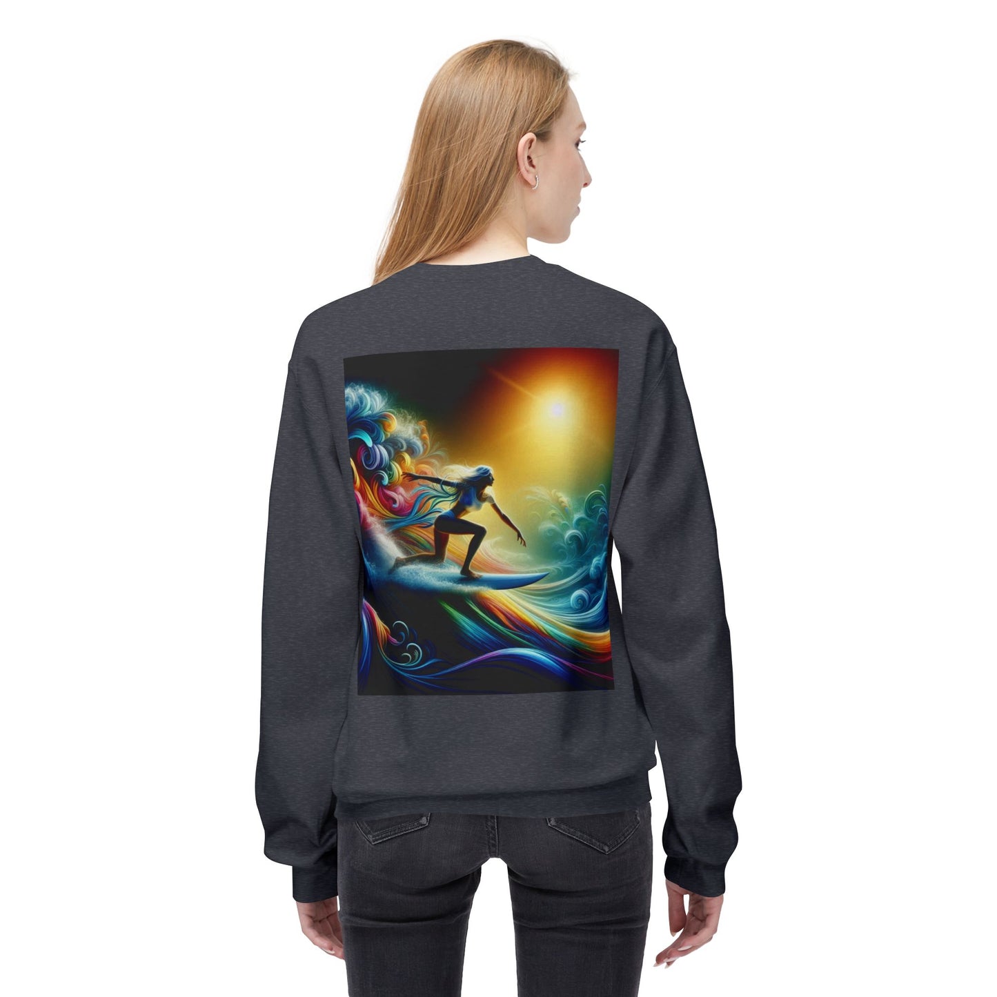 Juicy Clams Unisex Midweight Fleece Crewneck Sweatshirt (D025)