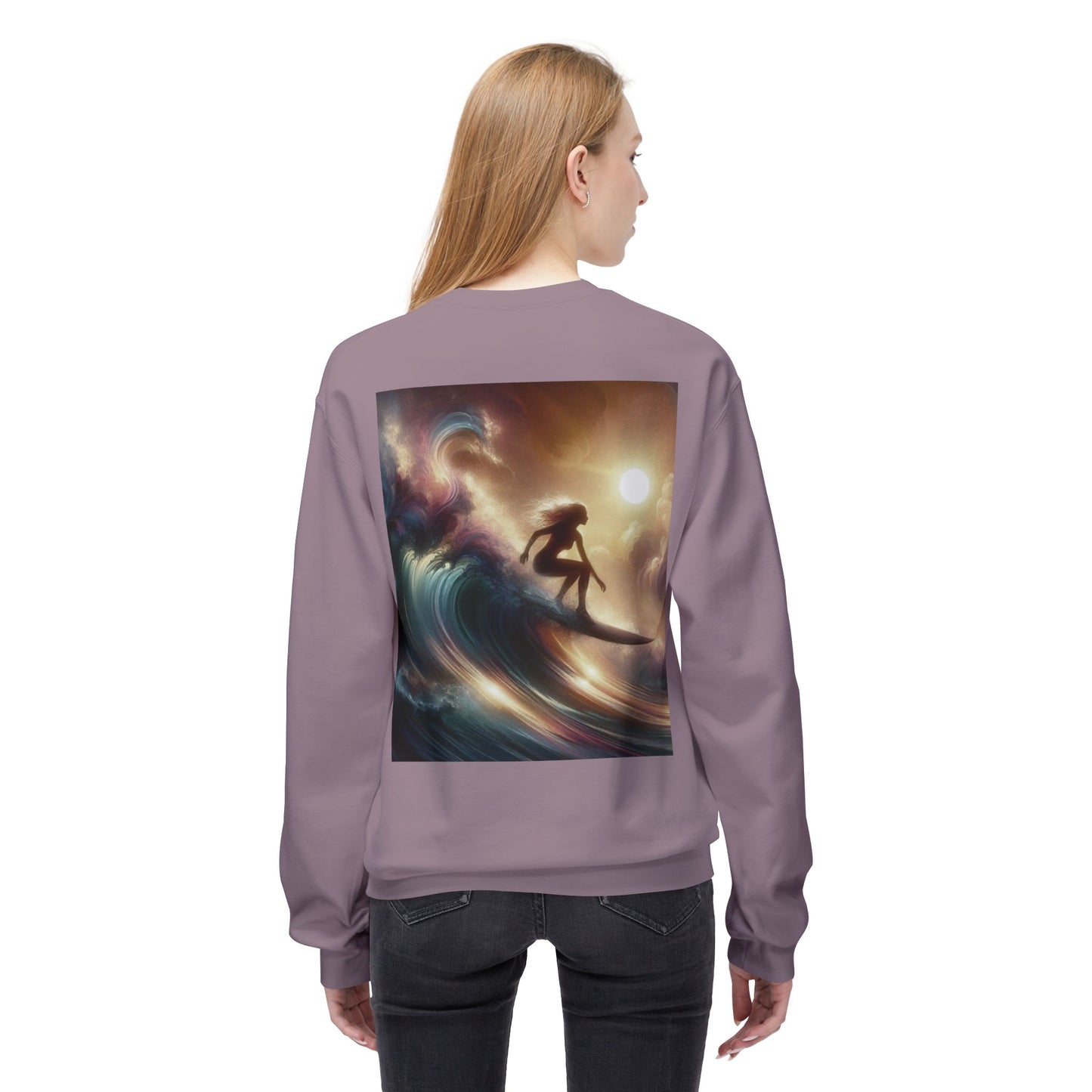 Juicy Clams Unisex Midweight Fleece Crewneck Sweatshirt (V038)