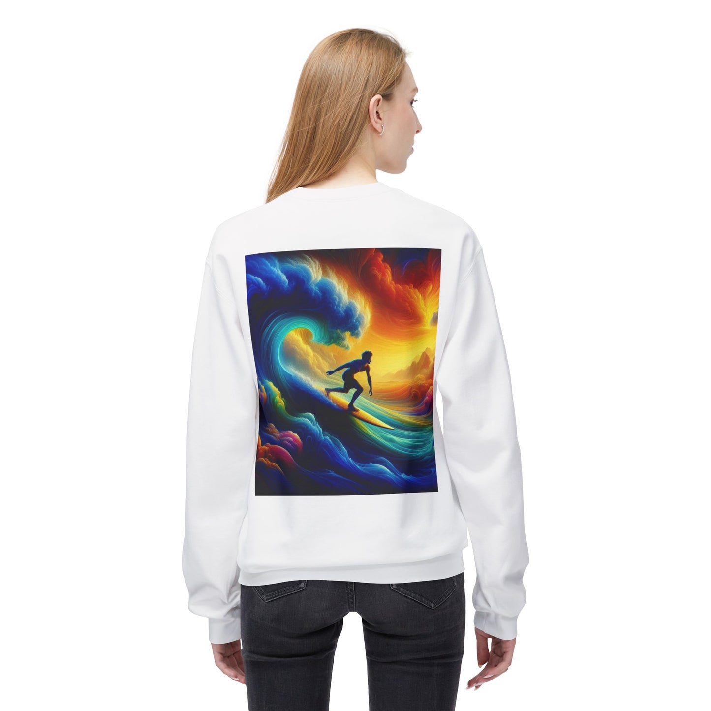 Juicy Clams Unisex Midweight Fleece Crewneck Sweatshirt (D014)