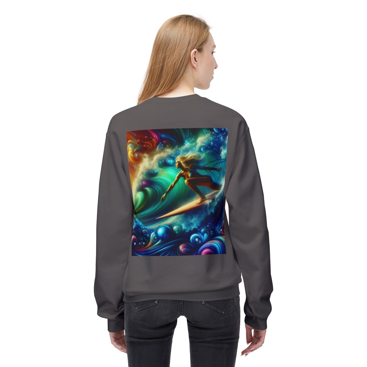 Juicy Clams Unisex Midweight Fleece Crewneck Sweatshirt (D010)