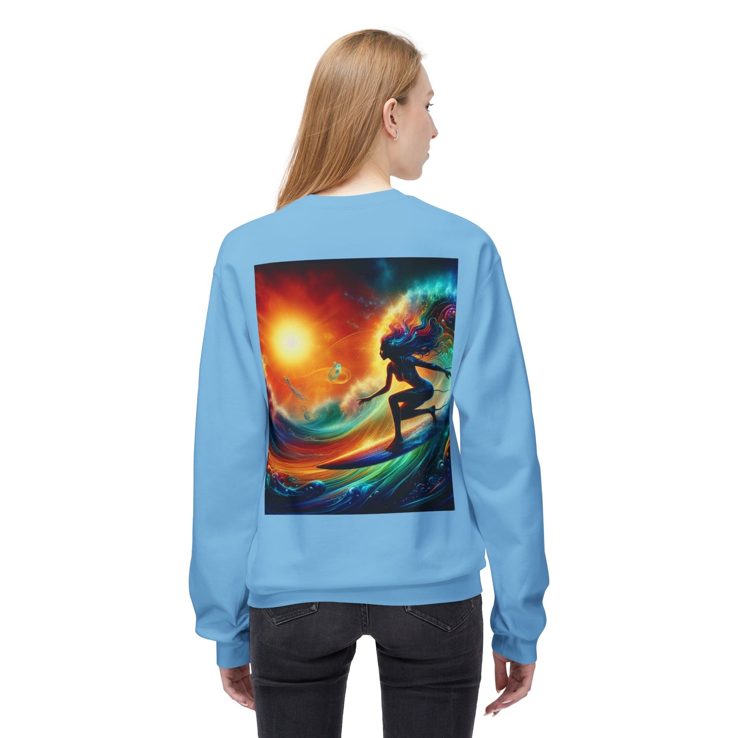 Juicy Clams Unisex Midweight Fleece Crewneck Sweatshirt (D033)