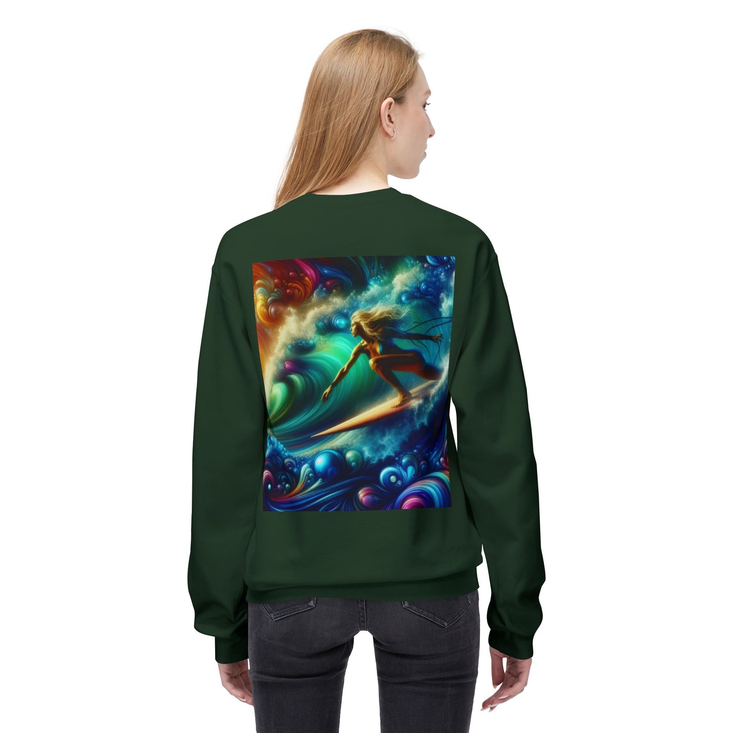 Juicy Clams Unisex Midweight Fleece Crewneck Sweatshirt (D010)