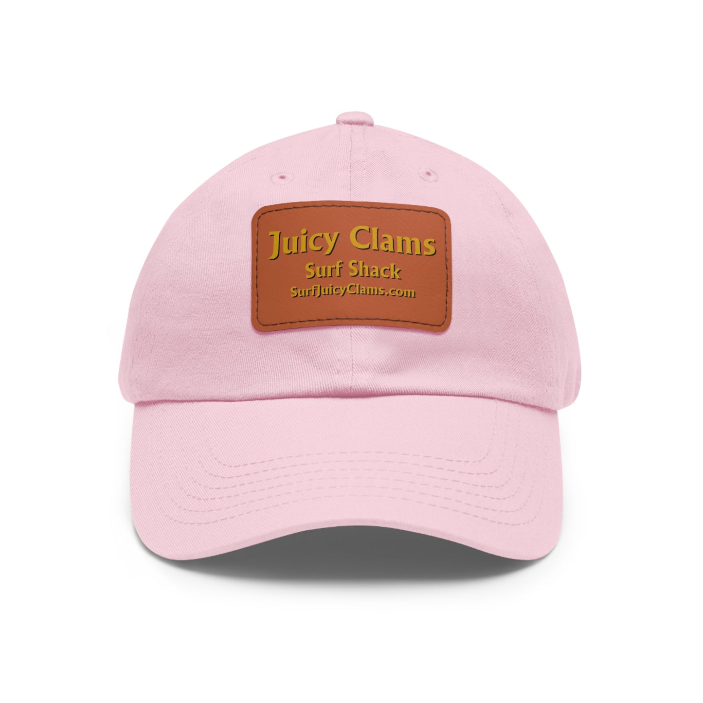 Juicy Clams Ball Cap with Light Brown Patch