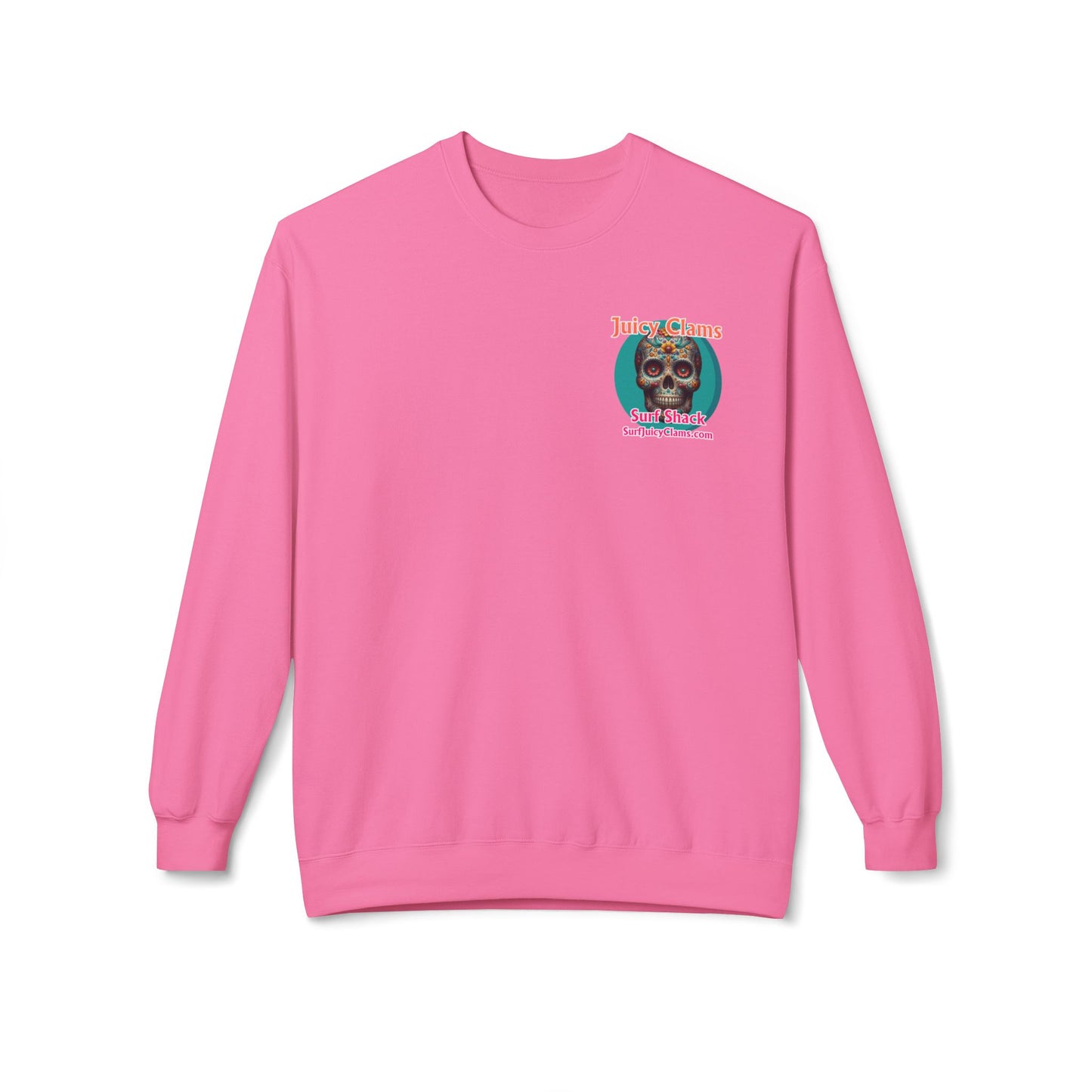 Juicy Clams Unisex Midweight Fleece Crewneck Sweatshirt (L022)