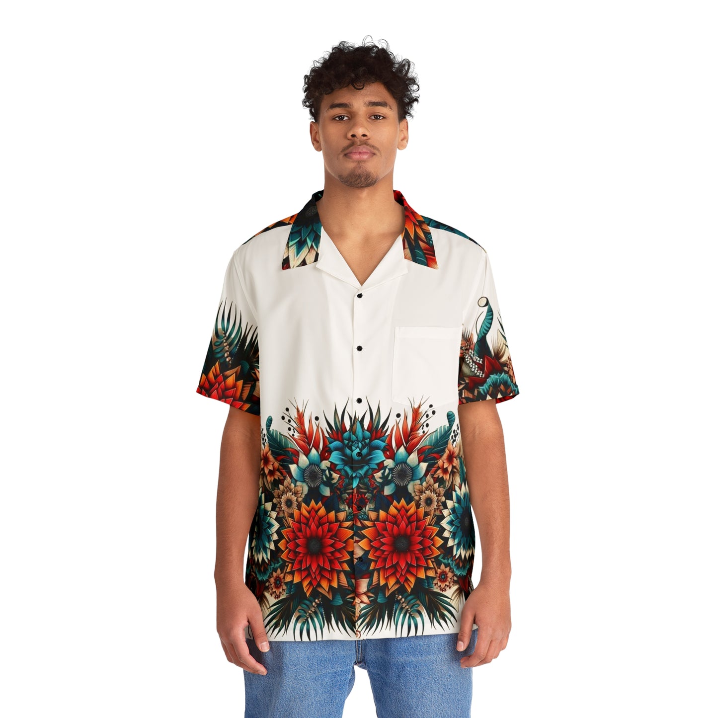 Juicy Clams Men's Hawaiian Shirt (H062)