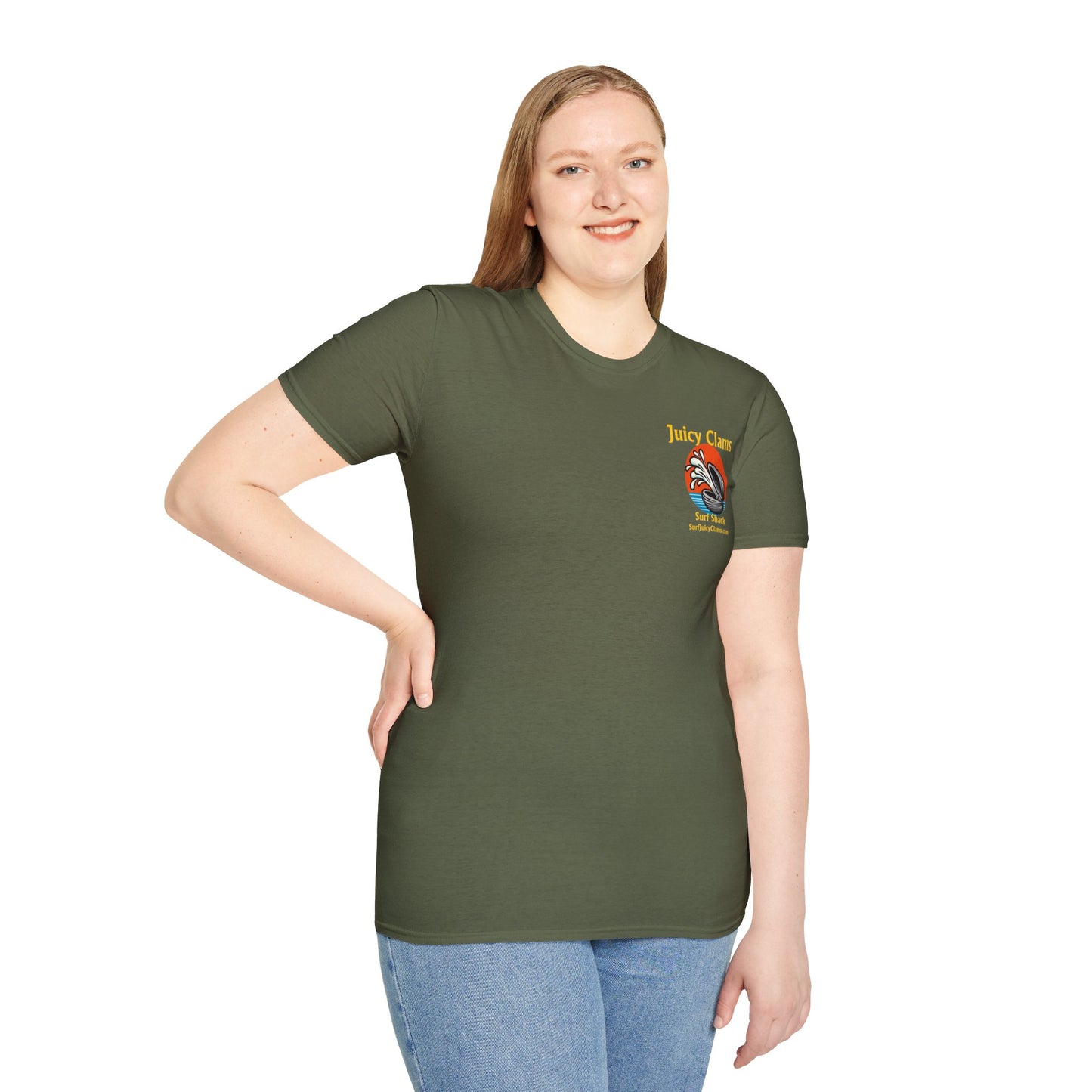 Juicy Clams Unisex Logo T-Shirt (L005)