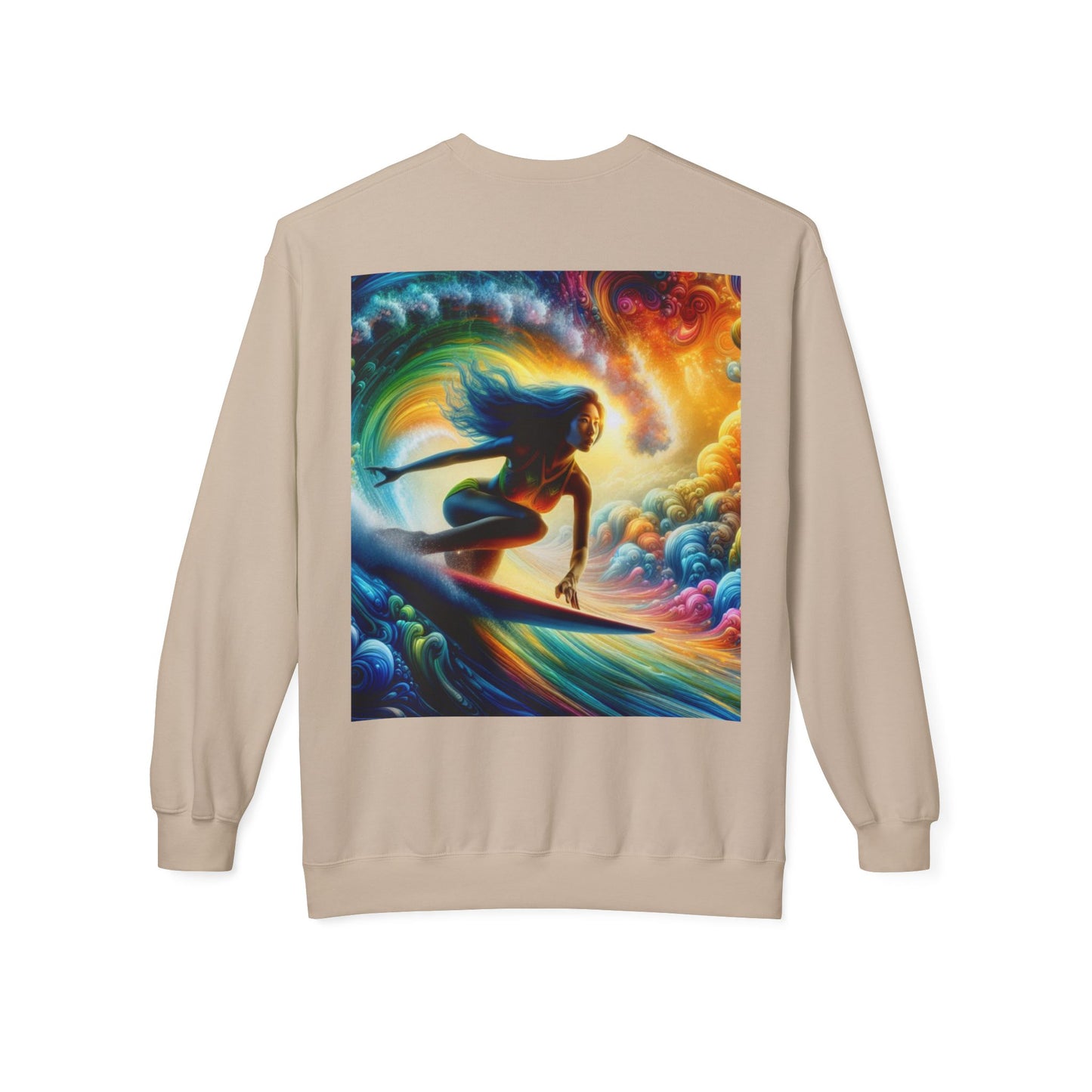 Juicy Clams Unisex Midweight Fleece Crewneck Sweatshirt (D021)