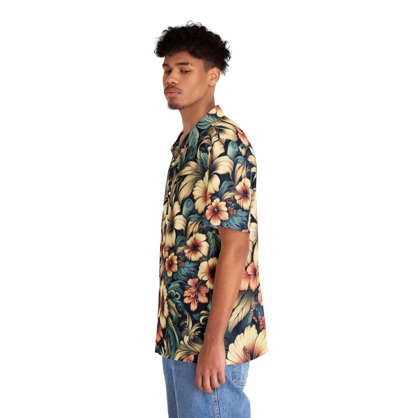 Juicy Clams Men's Hawaiian Shirt (1126)