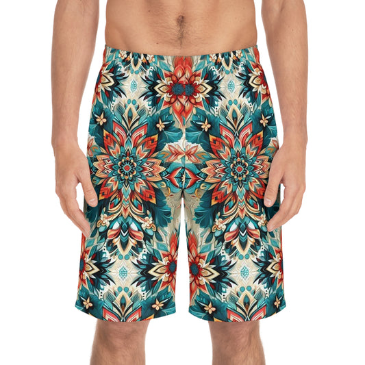 Juicy Clams Men's Board Shorts (H042)