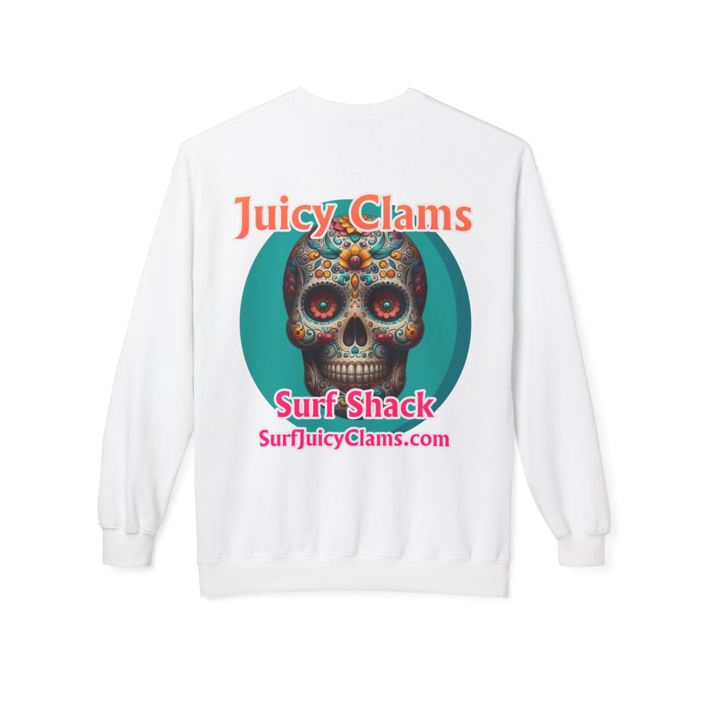 Juicy Clams Unisex Midweight Fleece Crewneck Sweatshirt (L022)