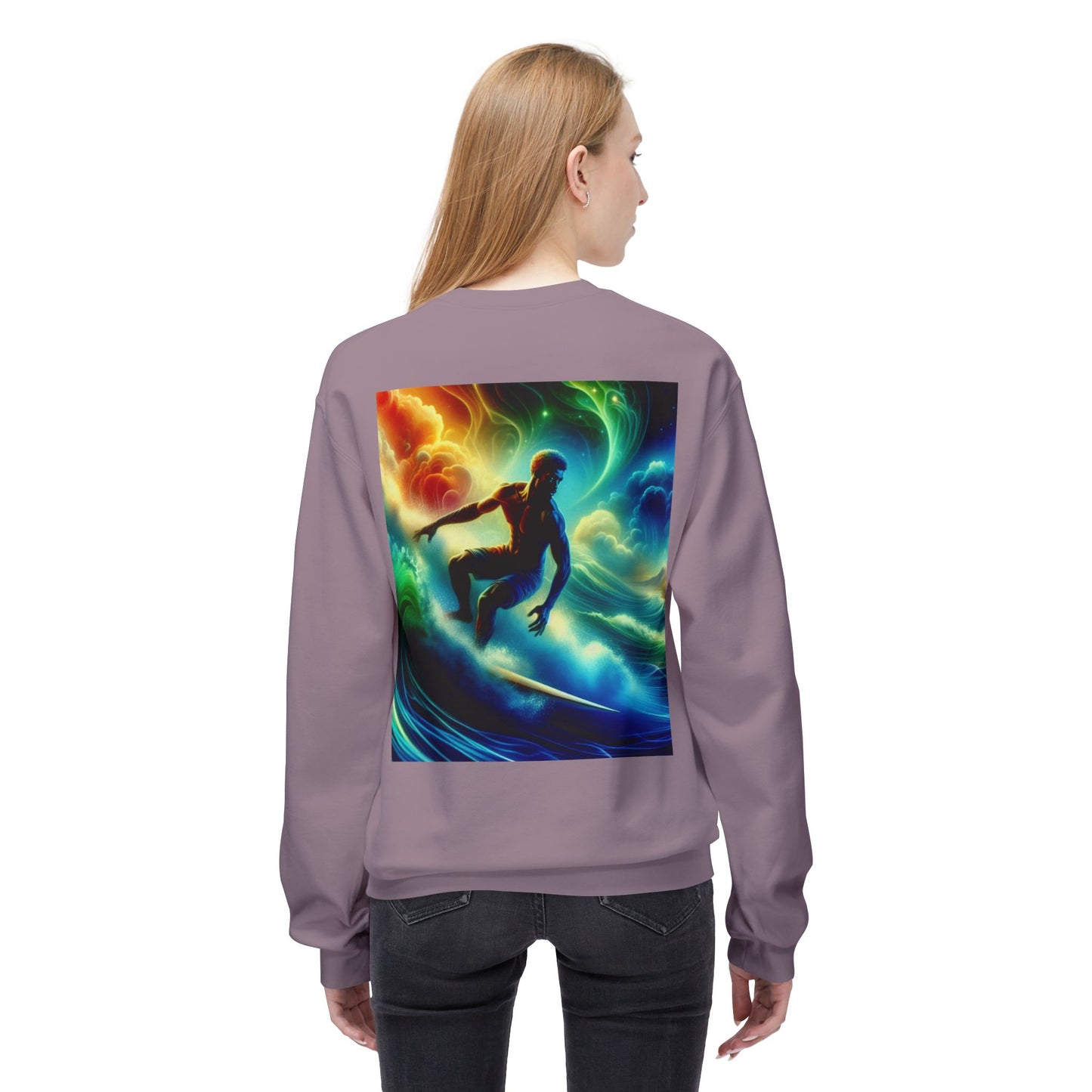 Juicy Clams Unisex Midweight Fleece Crewneck Sweatshirt (D038)