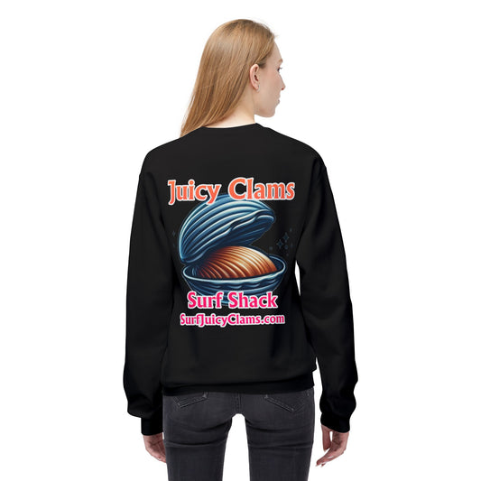 Juicy Clams Unisex Midweight Fleece Crewneck Sweatshirt (L029)