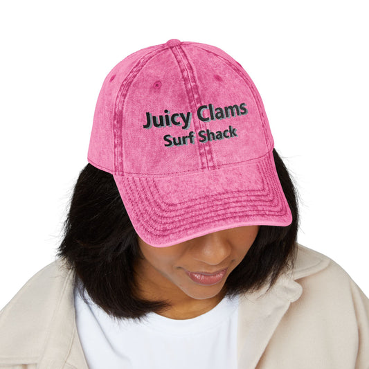 Juicy Clams Embroidered Vintage Cap (E005)