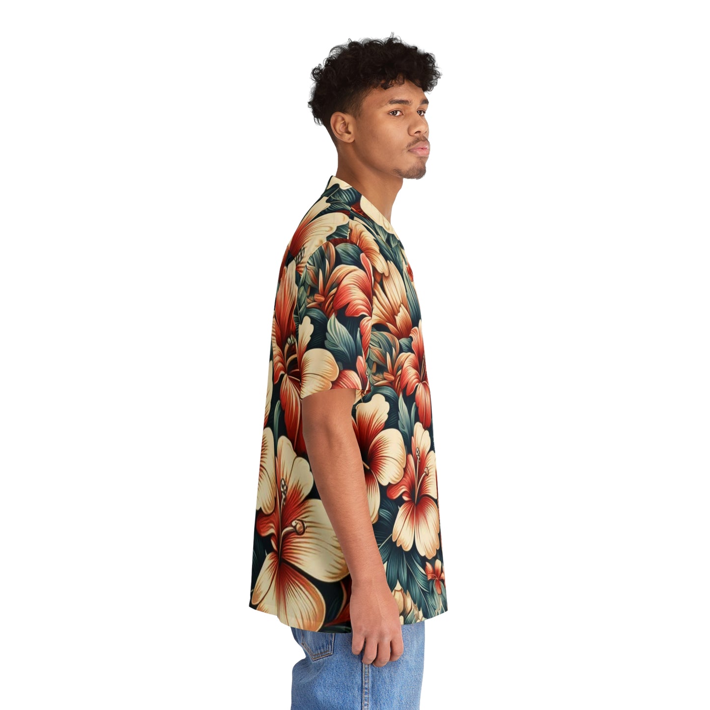 Juicy Clams Men's Hawaiian Shirt (1091)