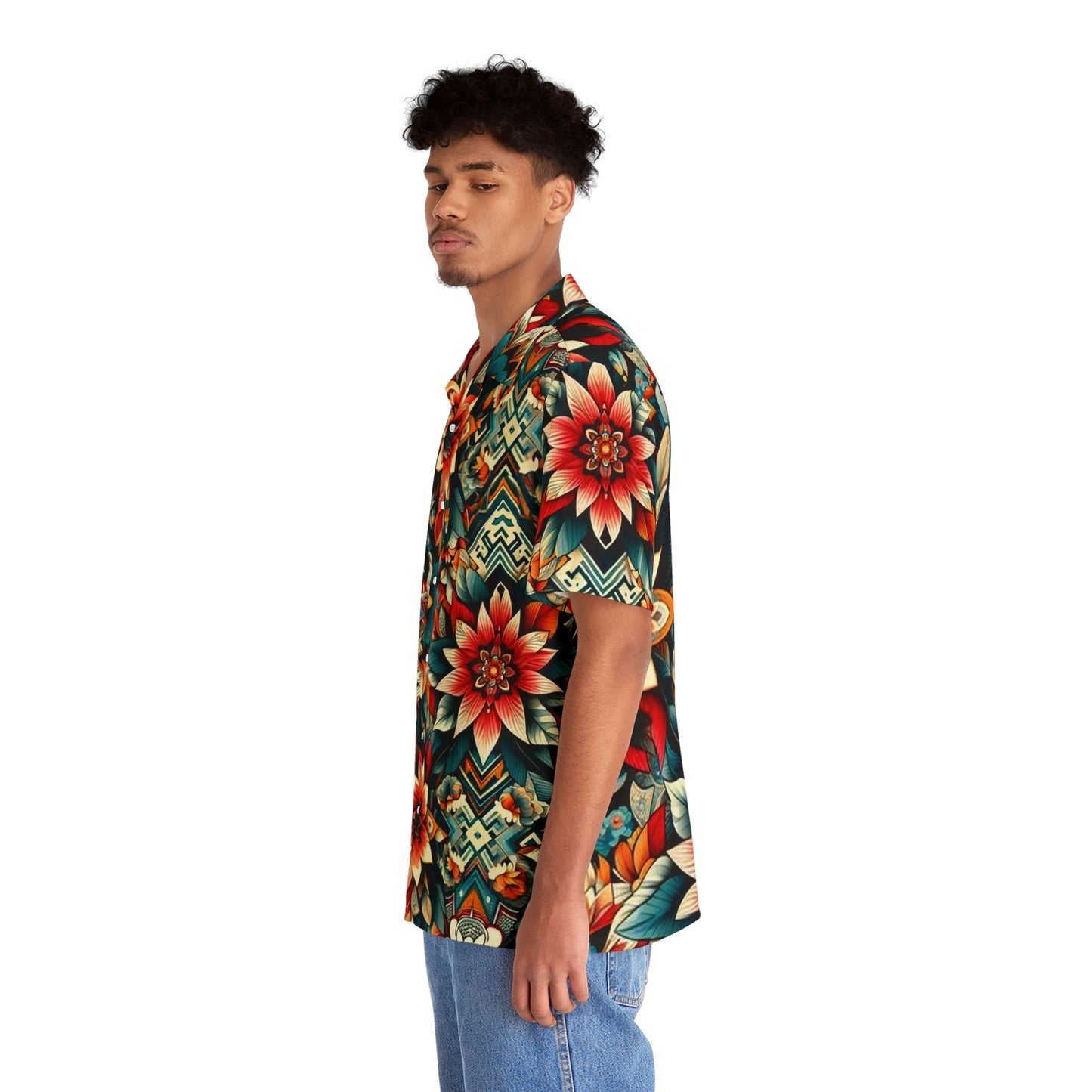 Juicy Clams Men's Hawaiian Shirt (1024)