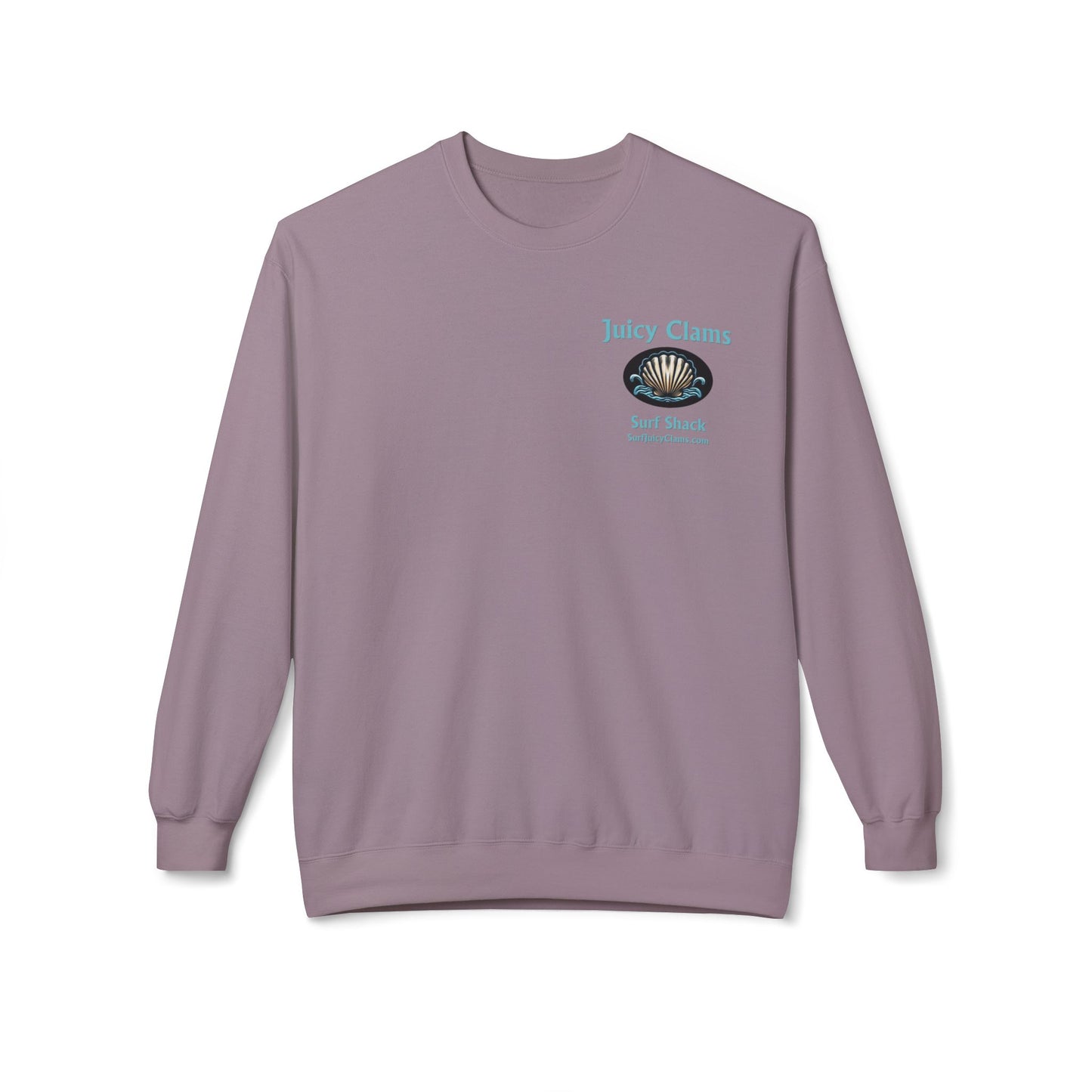 Juicy Clams Unisex Midweight Fleece Crewneck Sweatshirt (L003)