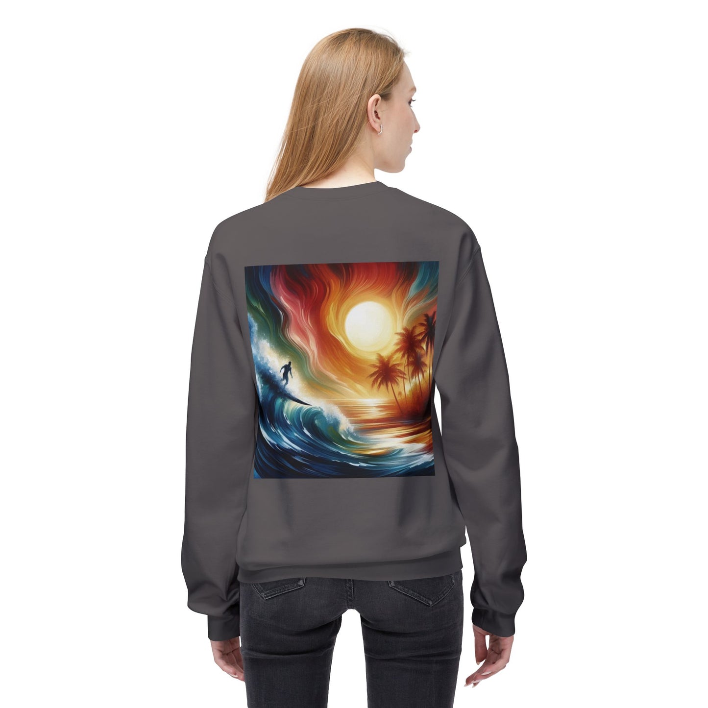 Juicy Clams Unisex Midweight Fleece Crewneck Sweatshirt (V036)