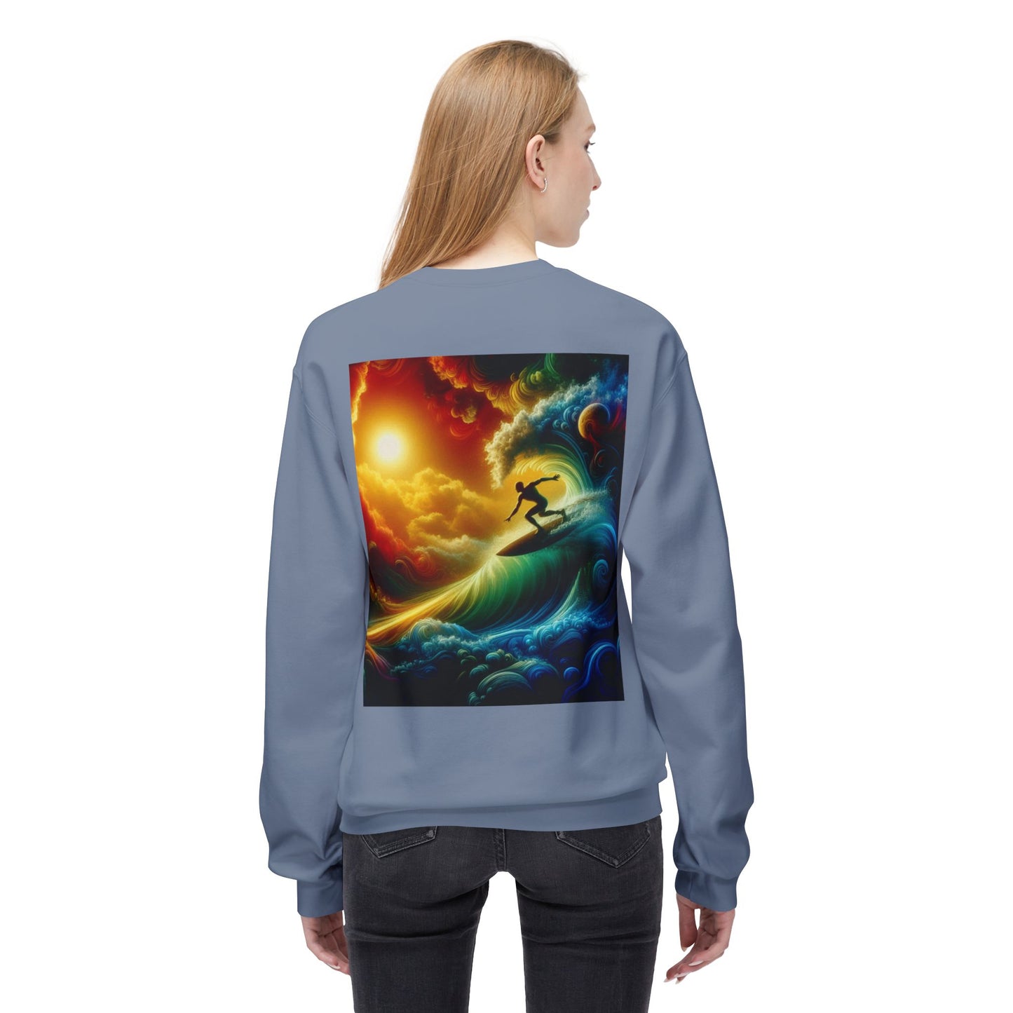 Juicy Clams Unisex Midweight Fleece Crewneck Sweatshirt (D013)