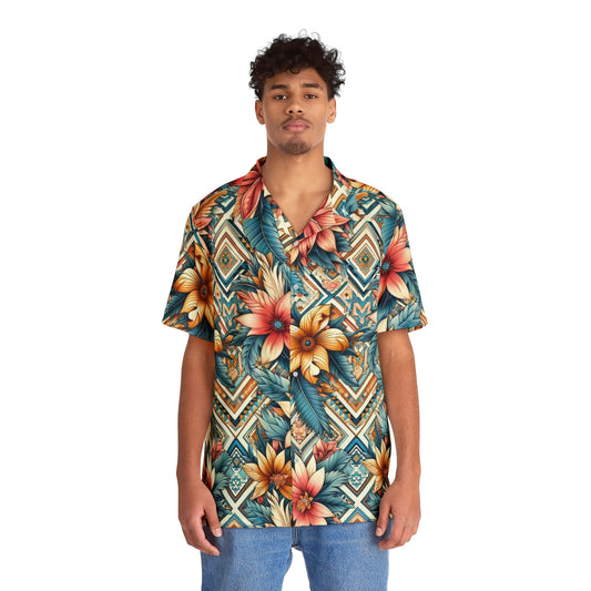 Juicy Clams Men's Hawaiian Shirt (1117)