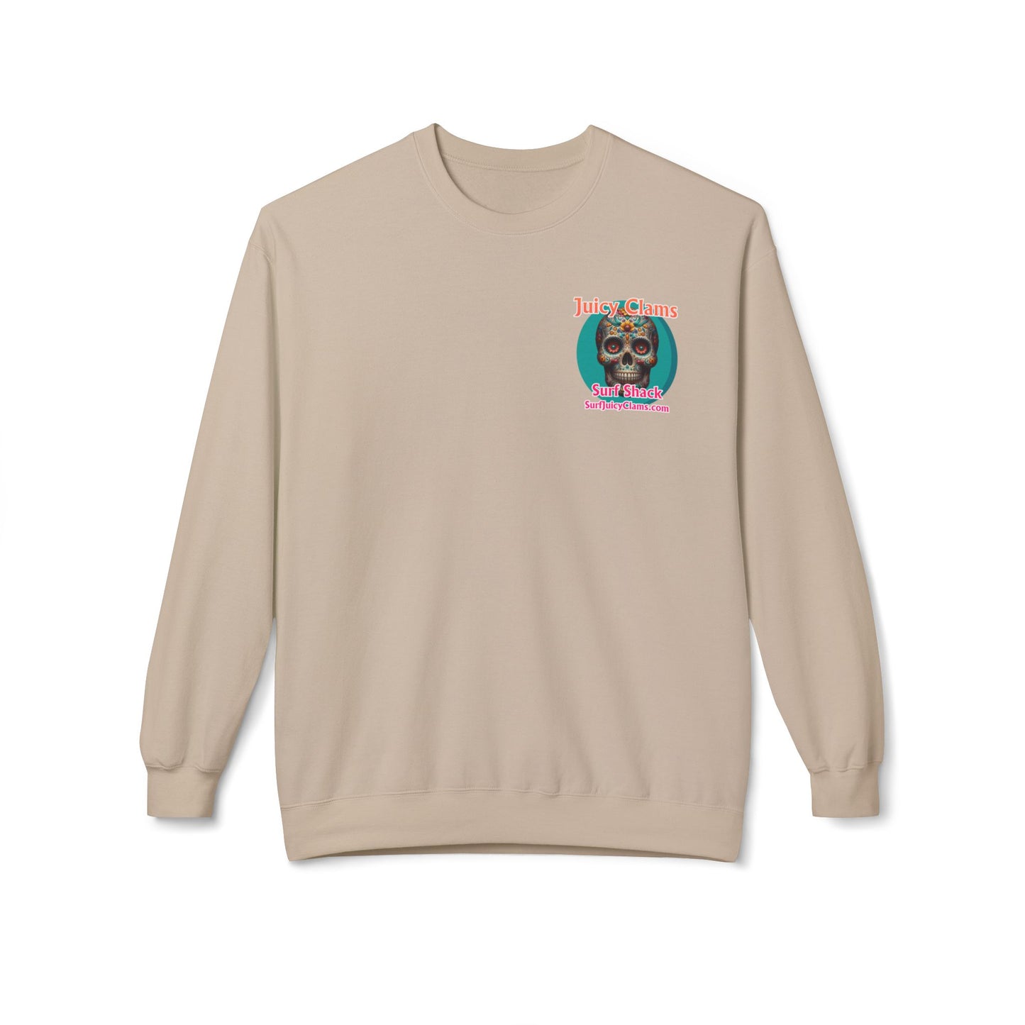 Juicy Clams Unisex Midweight Fleece Crewneck Sweatshirt (L022)