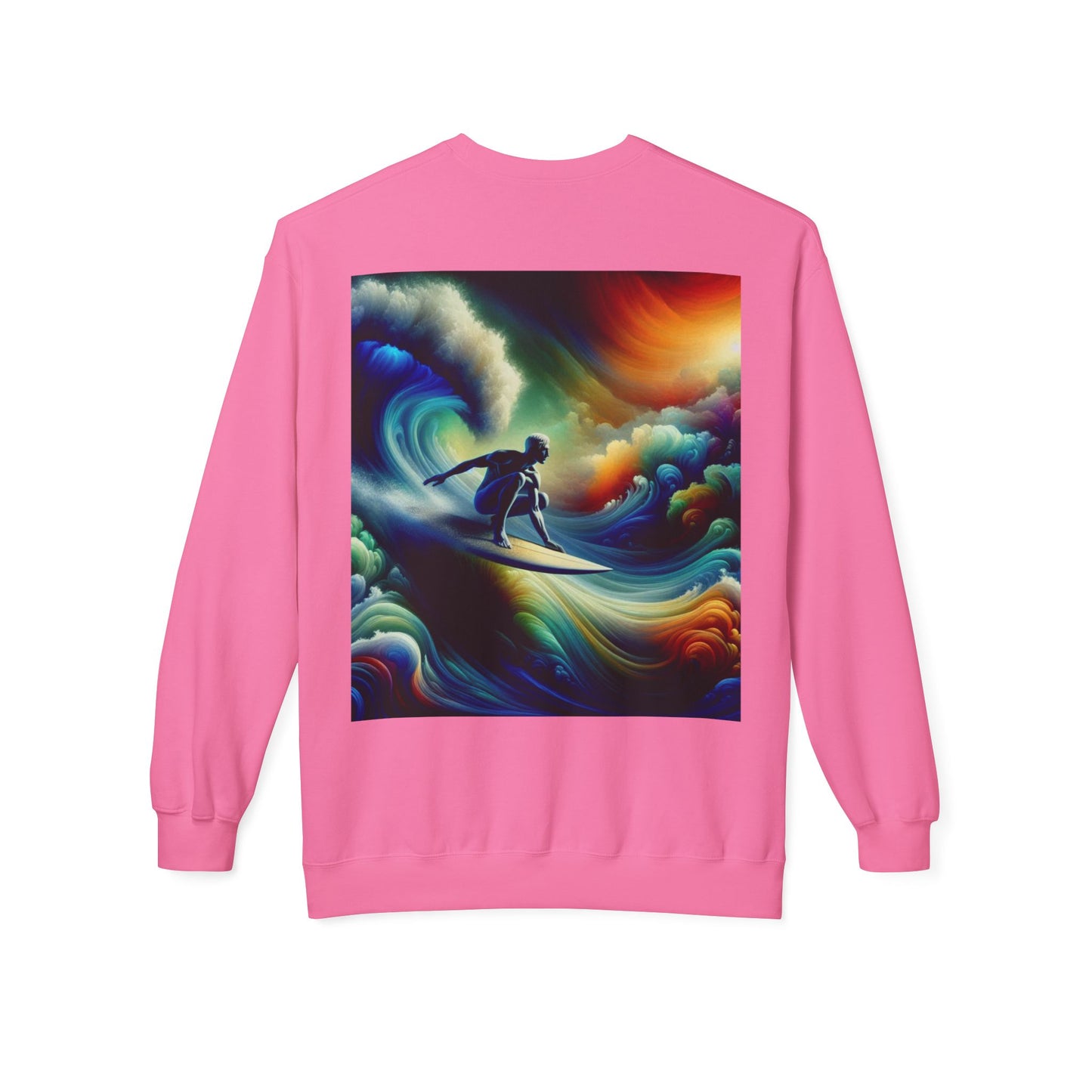 Juicy Clams Unisex Midweight Fleece Crewneck Sweatshirt (D048)