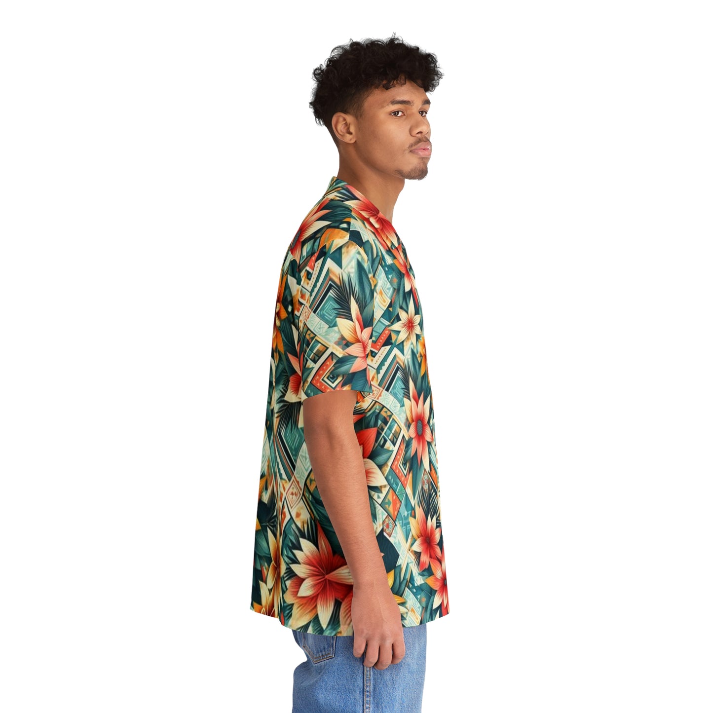 Juicy Clams Men's Hawaiian Shirt (1028)