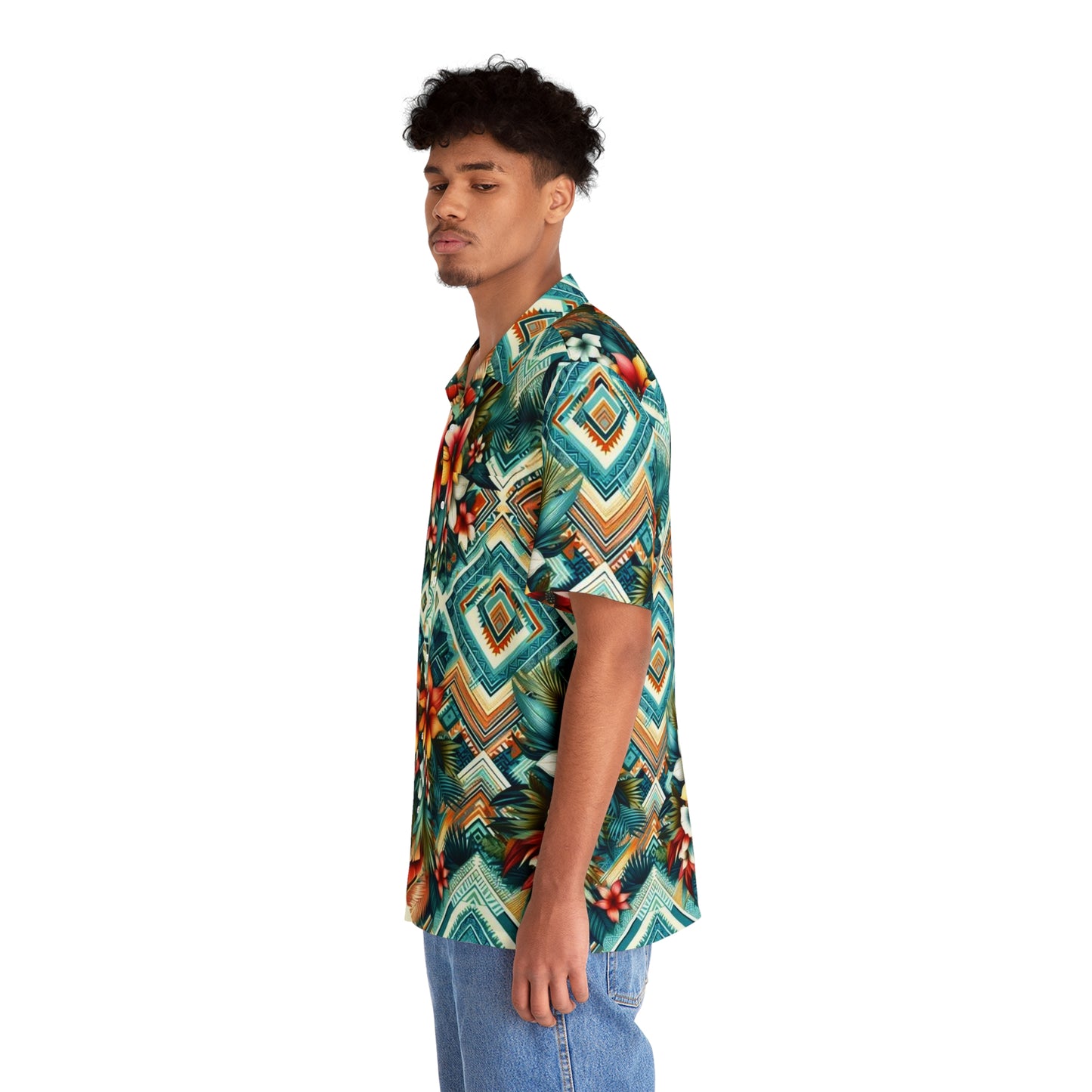 Juicy Clams Men's Hawaiian Shirt (H020)
