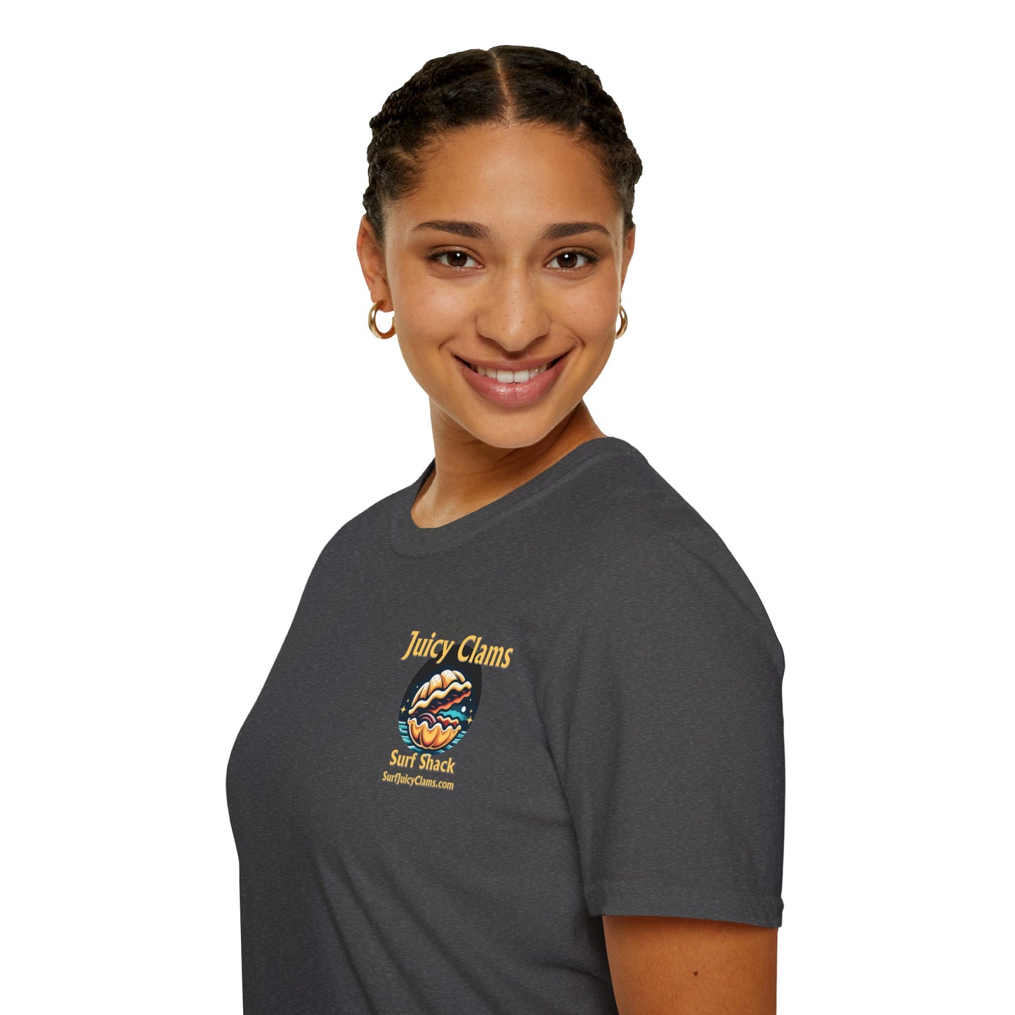 Juicy Clams Unisex Logo T-Shirt (L008)