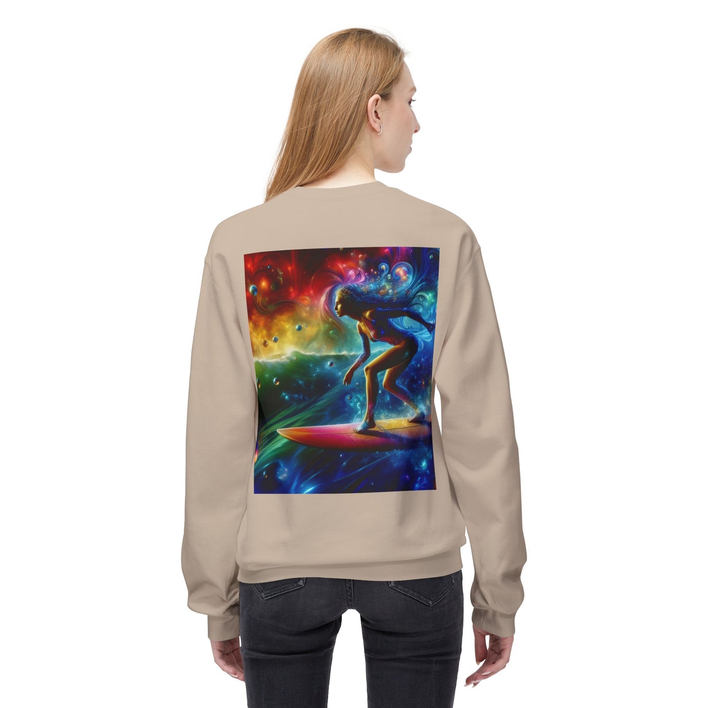 Juicy Clams Unisex Midweight Fleece Crewneck Sweatshirt (D007)