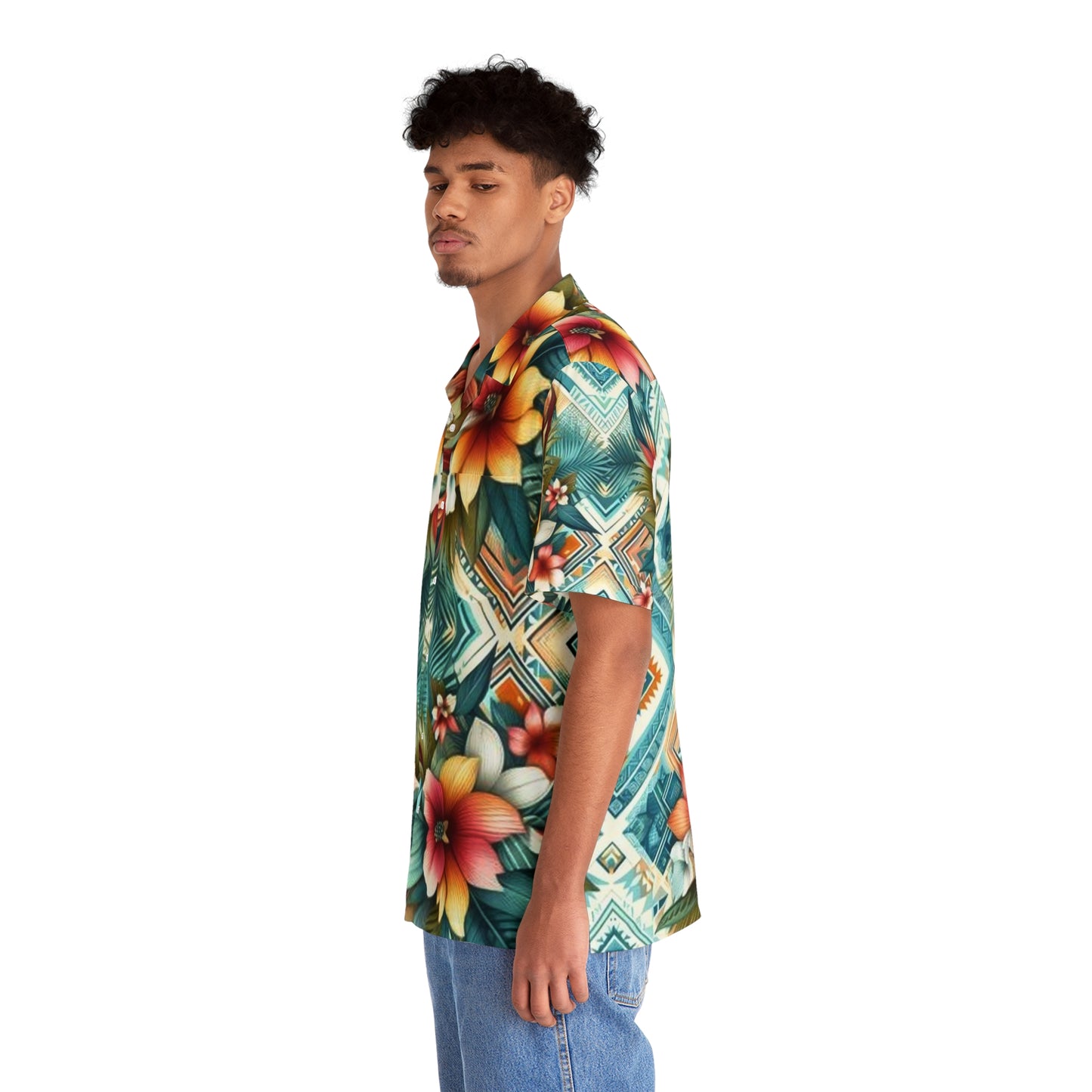 Juicy Clams Men's Hawaiian Shirt (1020)