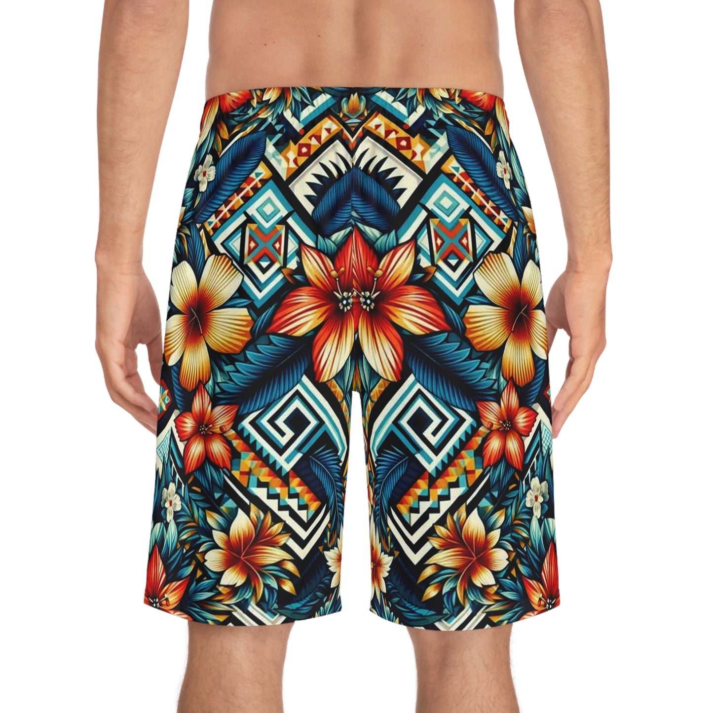Juicy Clams Men's Board Shorts (H074)