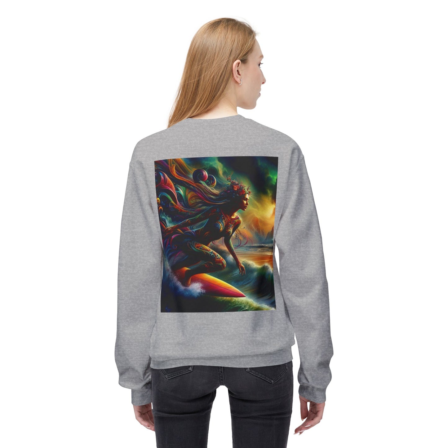 Juicy Clams Unisex Midweight Fleece Crewneck Sweatshirt (D009)