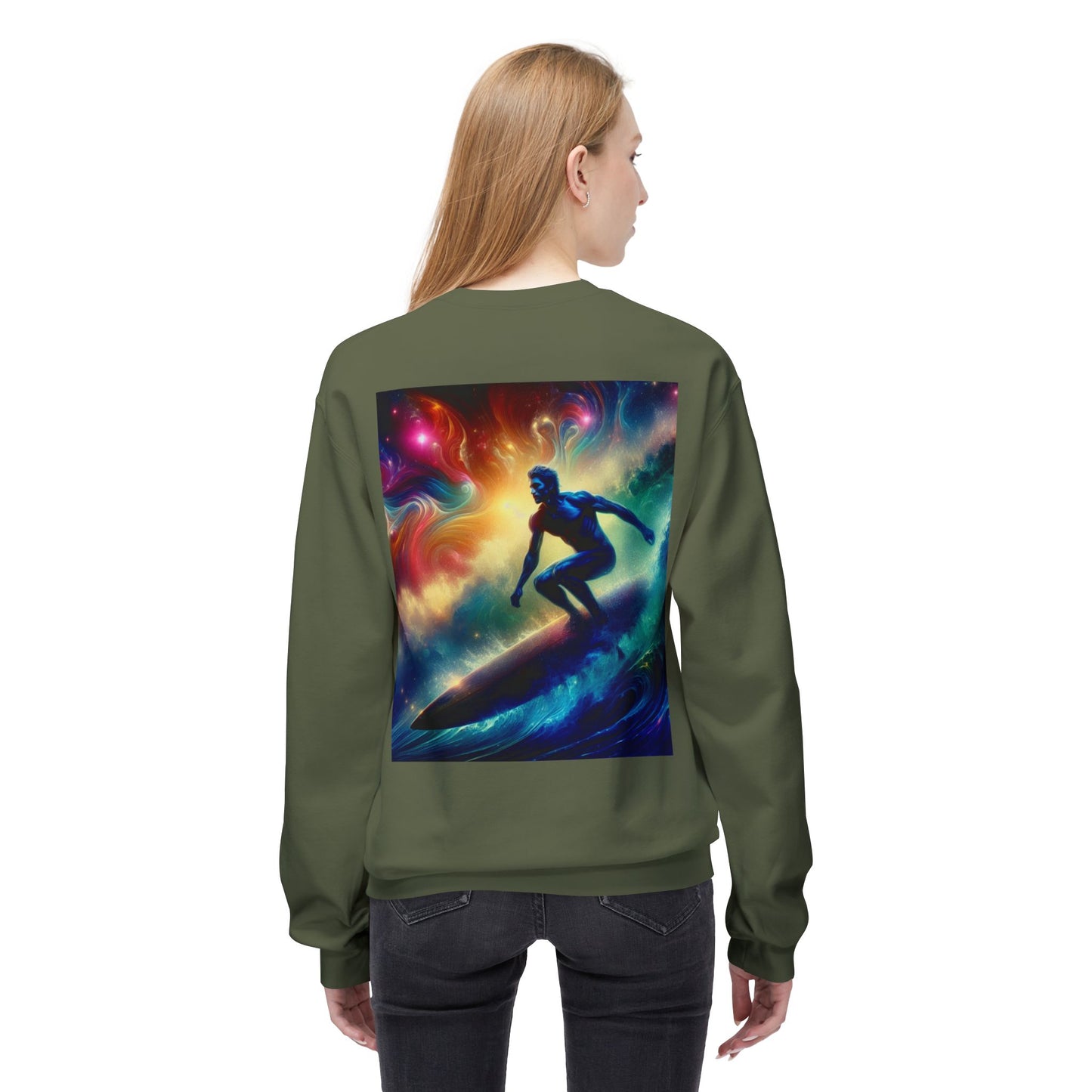 Juicy Clams Unisex Midweight Fleece Crewneck Sweatshirt (D019)