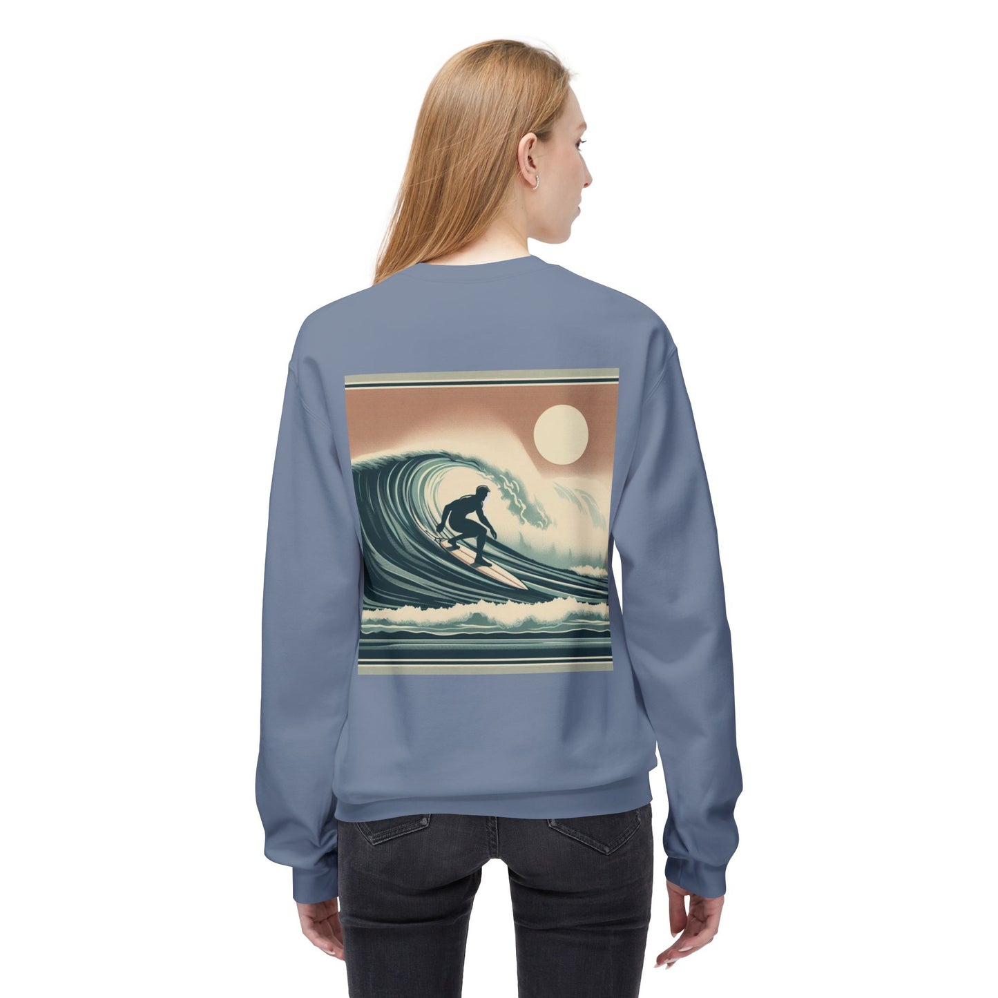 Juicy Clams Unisex Midweight Fleece Crewneck Sweatshirt (V041)