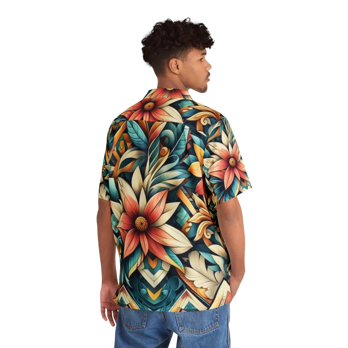 Juicy Clams Men's Hawaiian Shirt (1164)