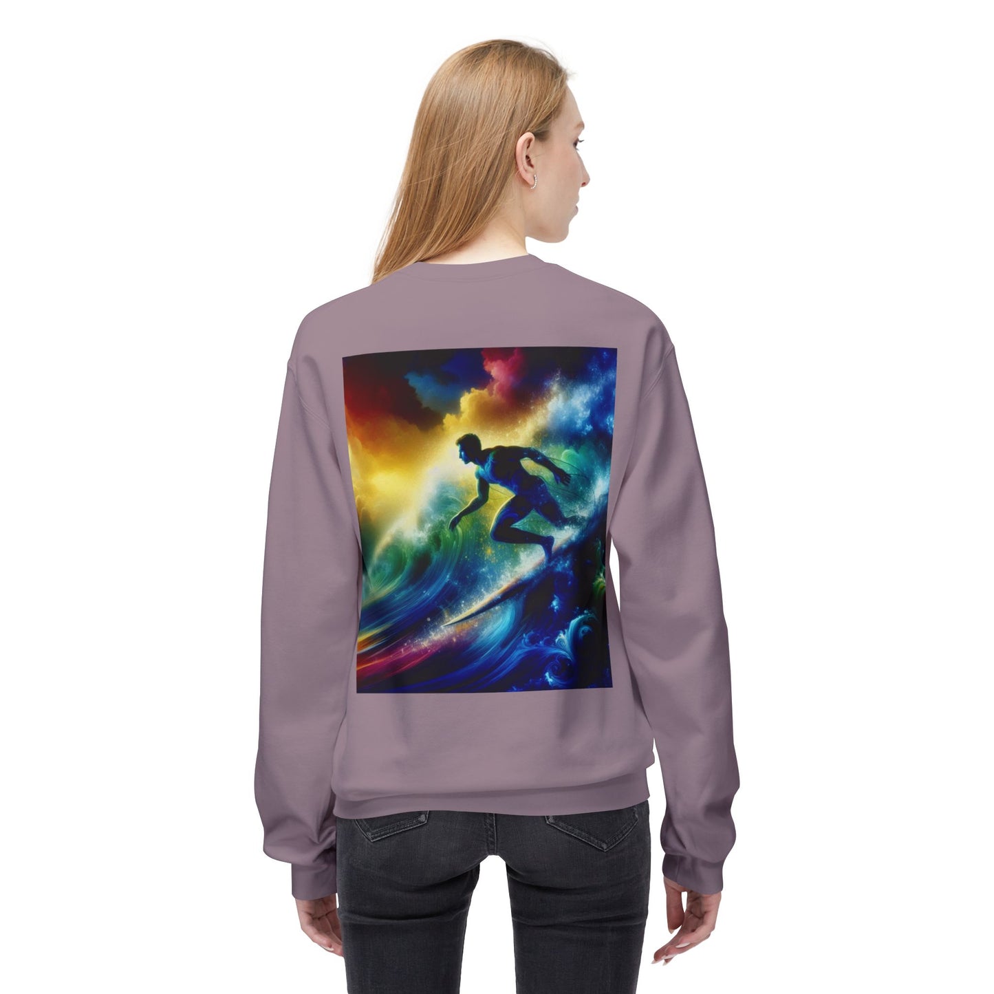 Juicy Clams Unisex Midweight Fleece Crewneck Sweatshirt (D037)