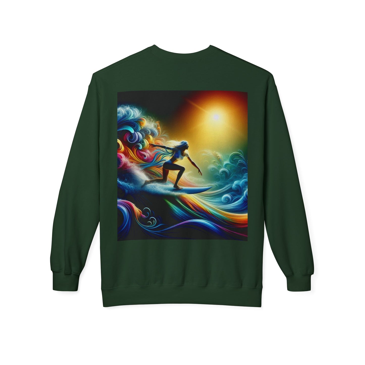 Juicy Clams Unisex Midweight Fleece Crewneck Sweatshirt (D025)