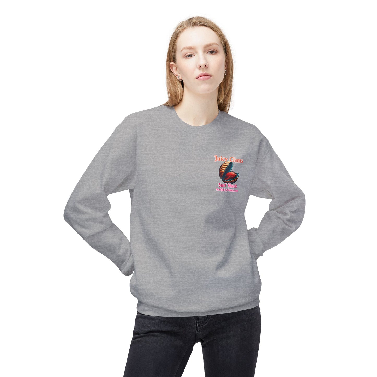 Juicy Clams Unisex Midweight Sweatshirt (A024)