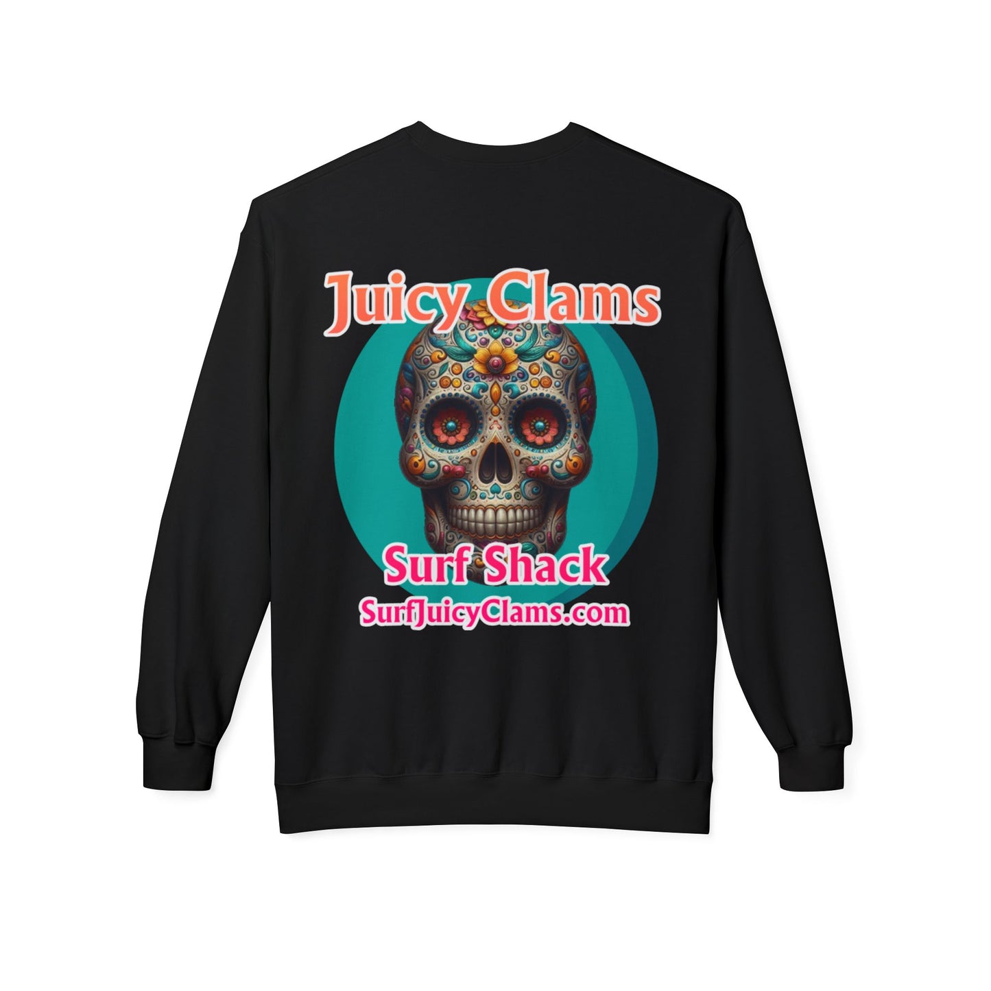 Juicy Clams Unisex Midweight Fleece Crewneck Sweatshirt (L022)