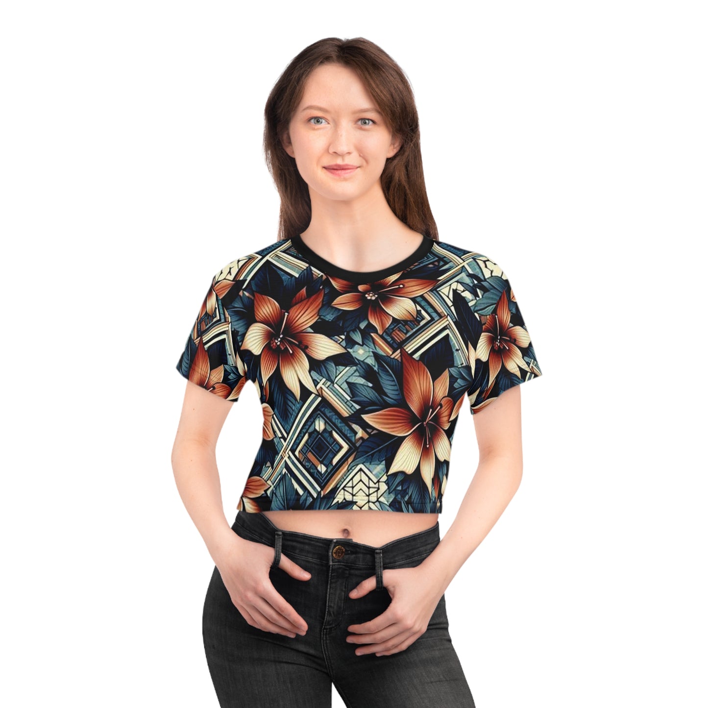 Juicy Clams Crop Top Tee (H167)