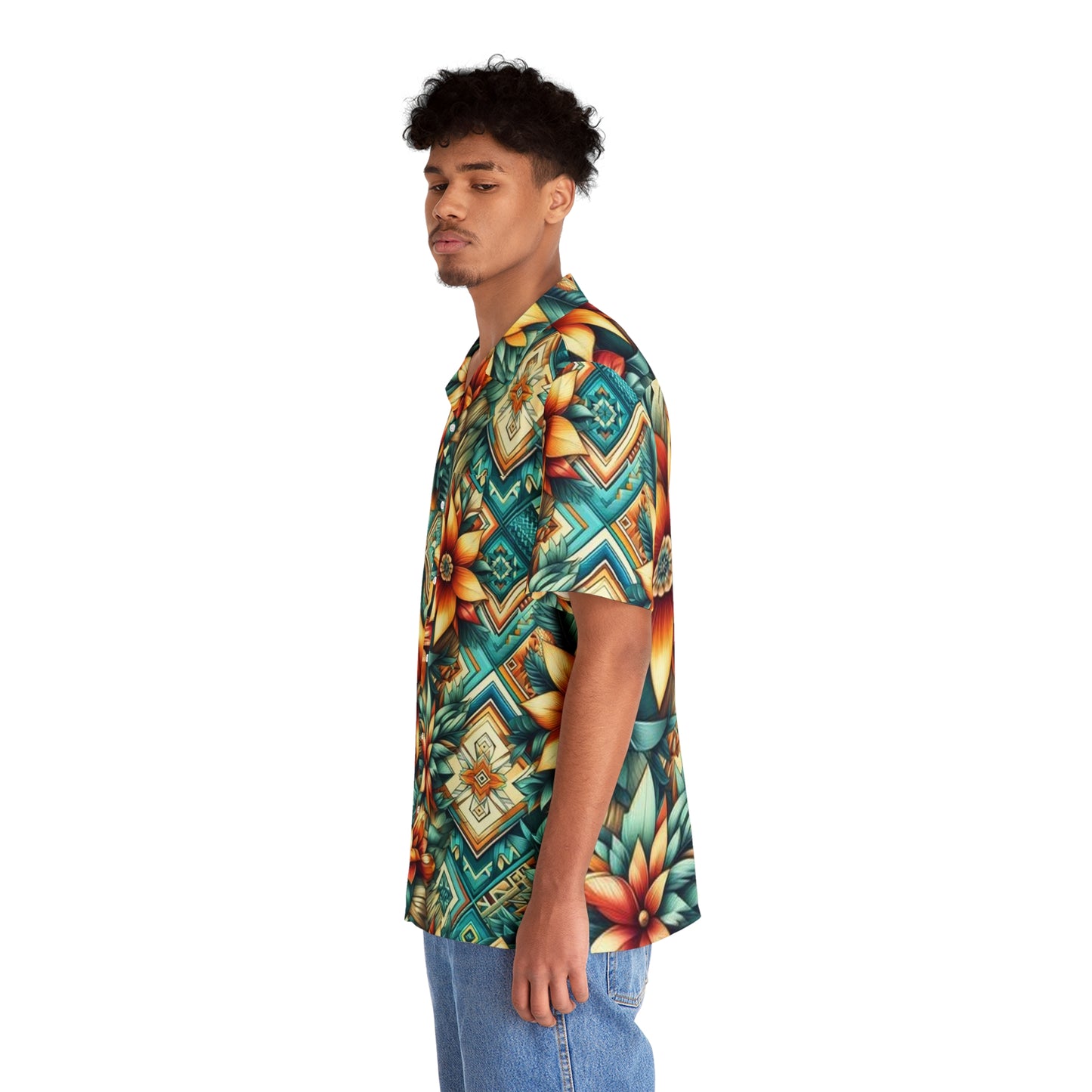 Juicy Clams Men's Hawaiian Shirt (1027)