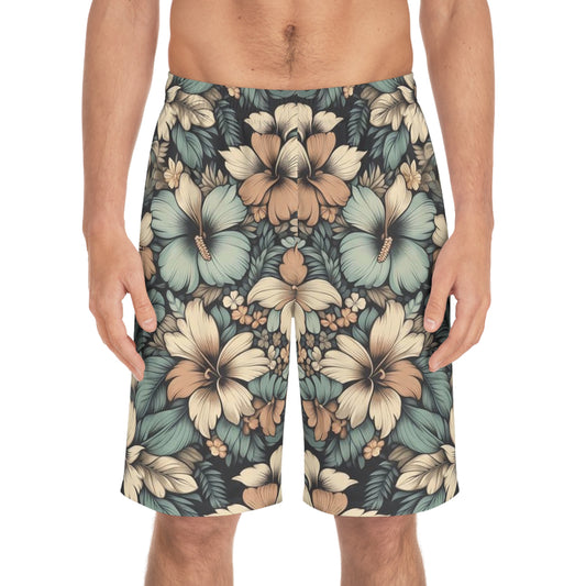 Juicy Clams Men's Board Shorts (1101)