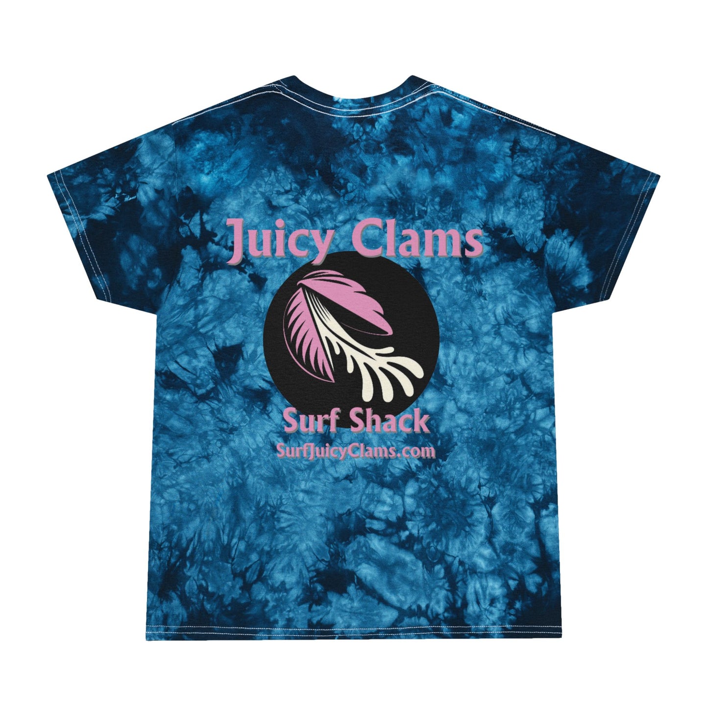 Juicy Clams Unisex Logo Crystal Tie-Dye T-Shirt (A001)