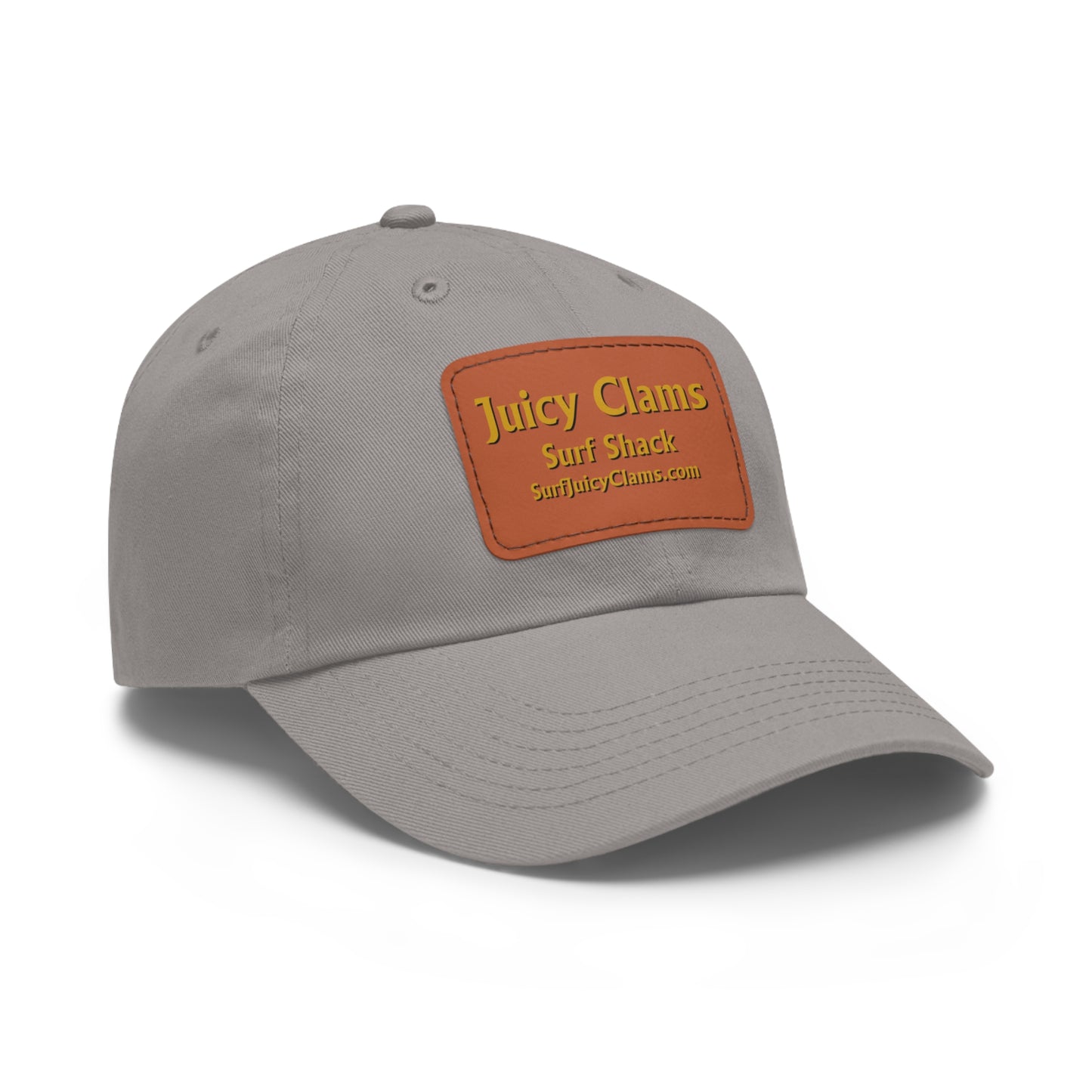 Juicy Clams Ball Cap with Light Brown Patch