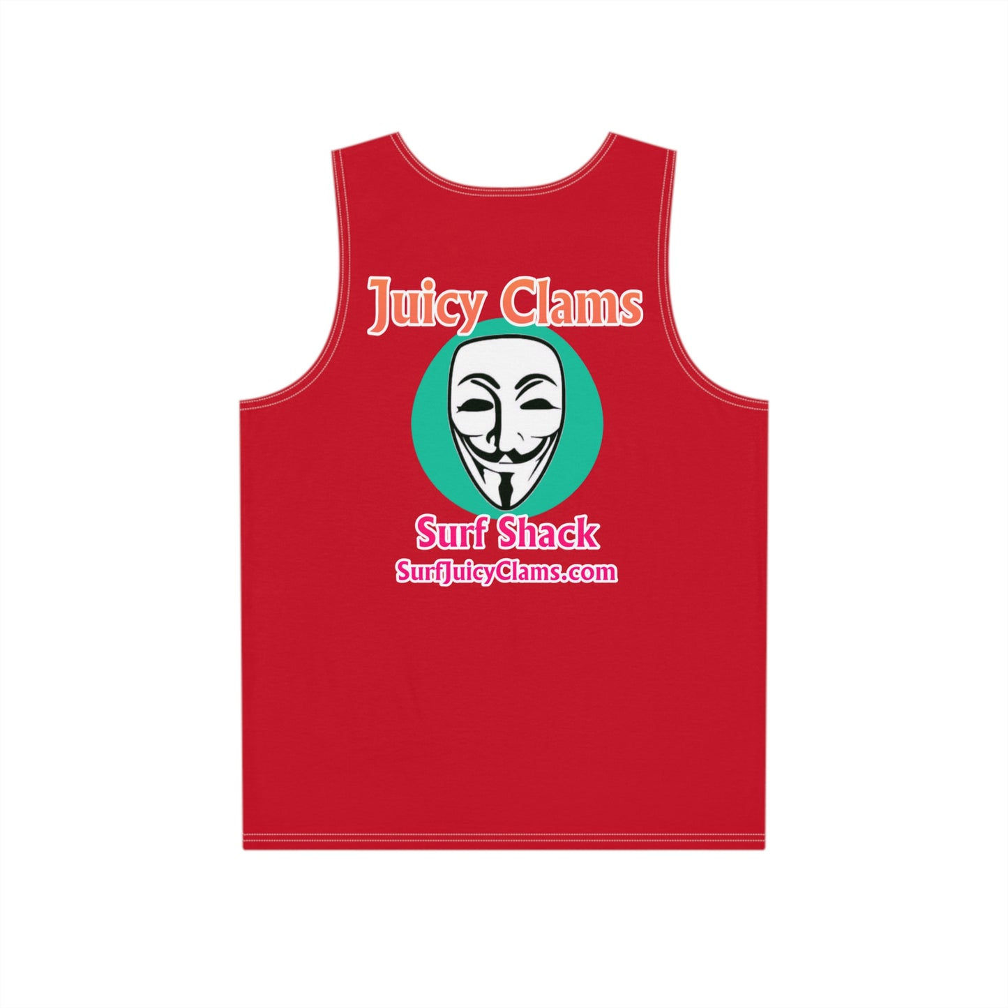 Juicy Clams Men's Logo Tank (A009)