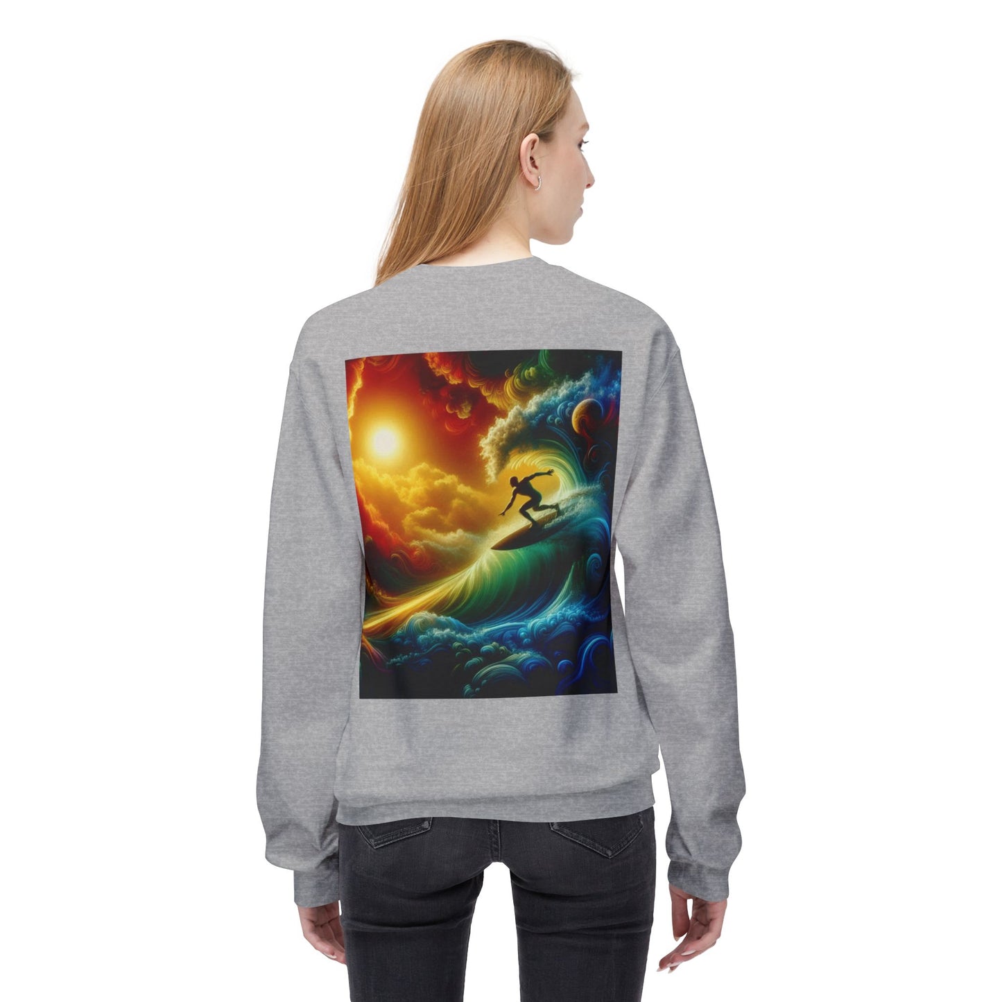 Juicy Clams Unisex Midweight Fleece Crewneck Sweatshirt (D013)